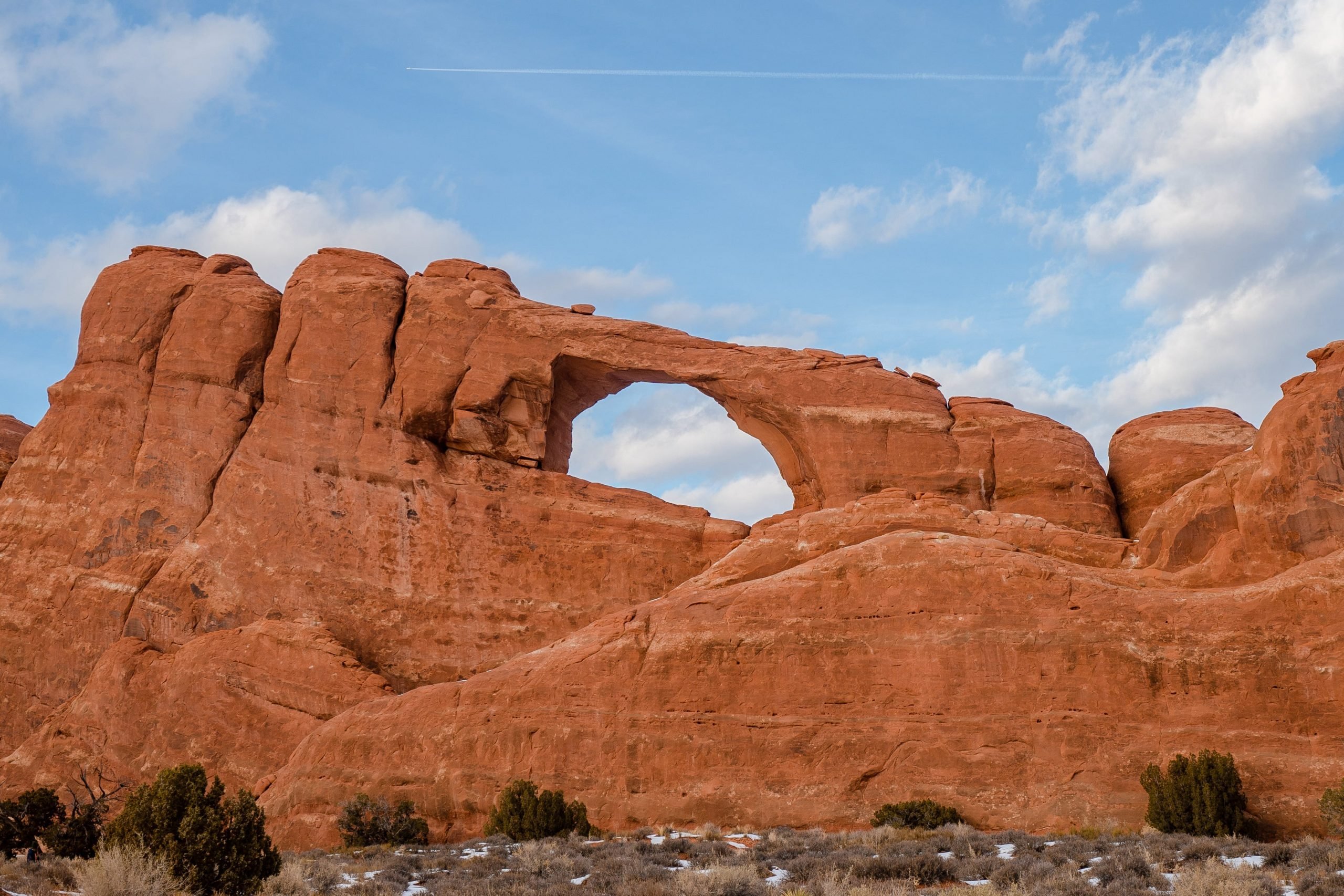 The Arches National Park in Moab, Utah.