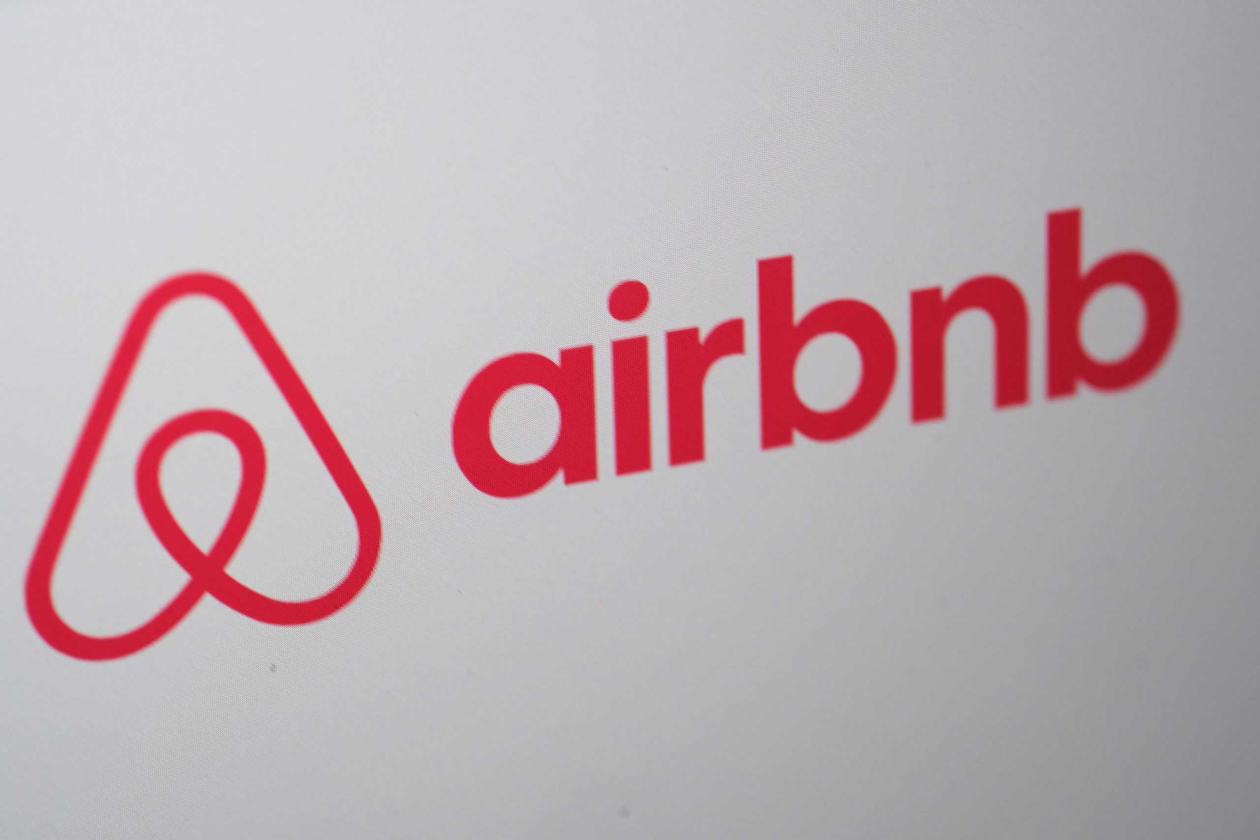 Aibnb's red logo on a white background.