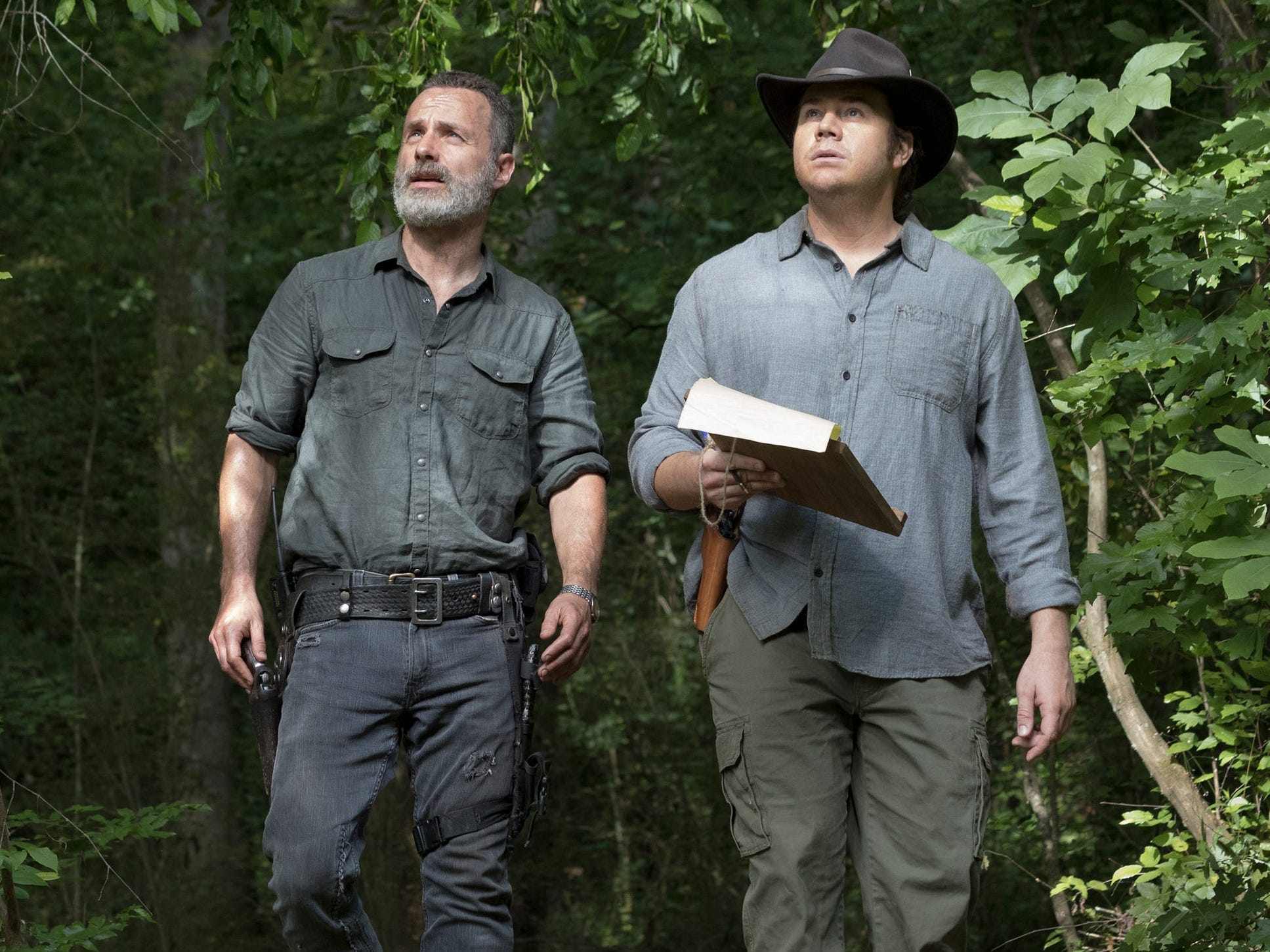 twd 902 Andrew Lincoln and Josh McDermitt