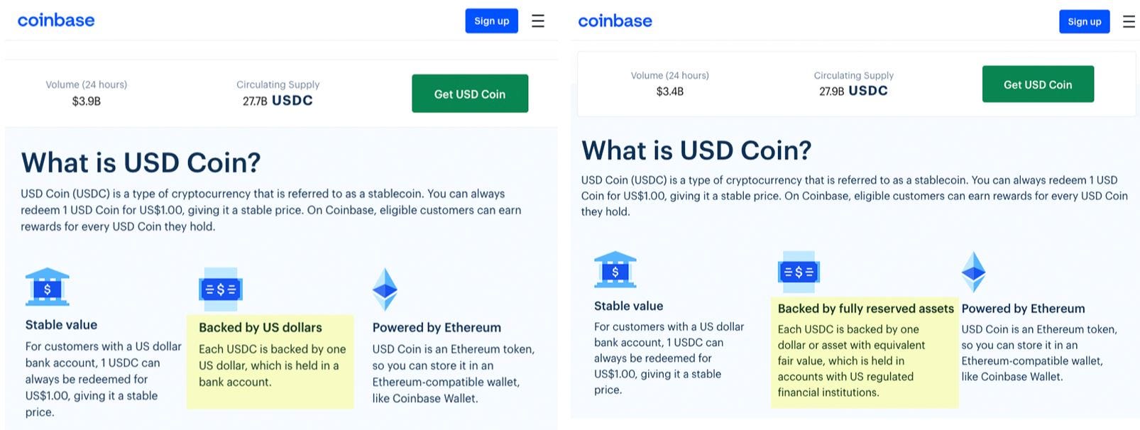 Coinbase Screenshot