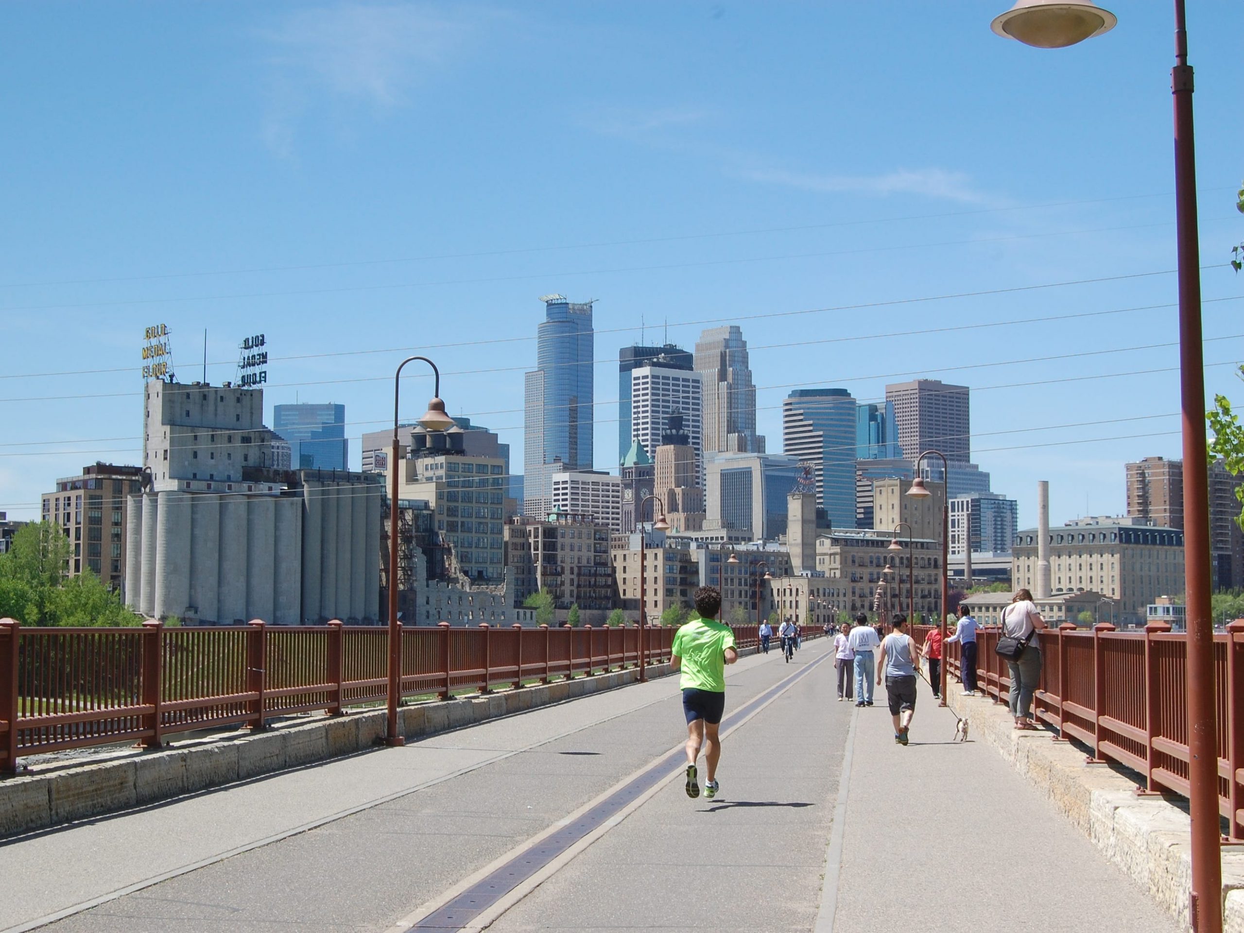 Minneapolis Skyline from Stone Arch Bridge