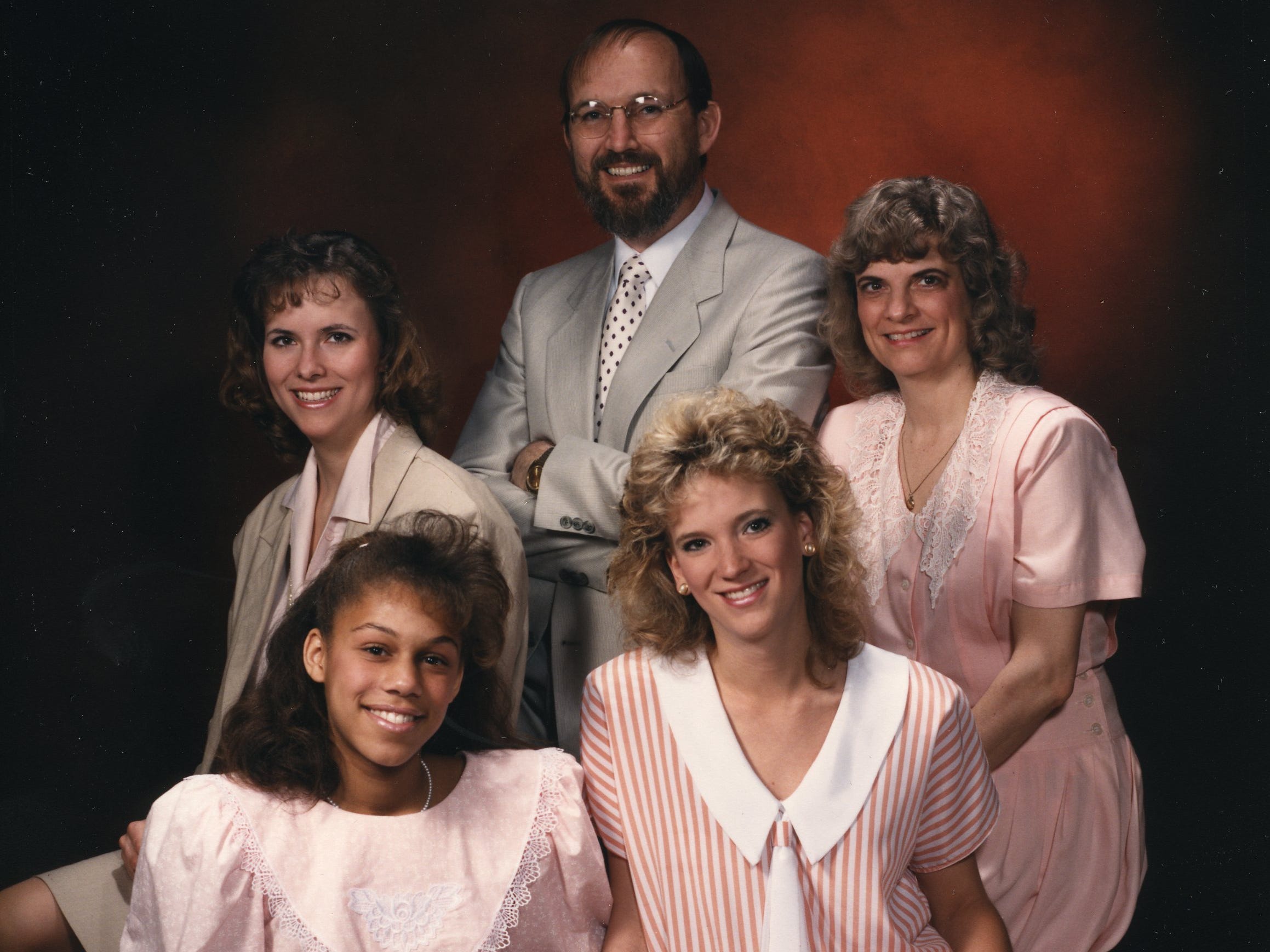 Princess Sarah Culberson with her parents, Dr. Jim and Judy Culberson, and her two sisters.