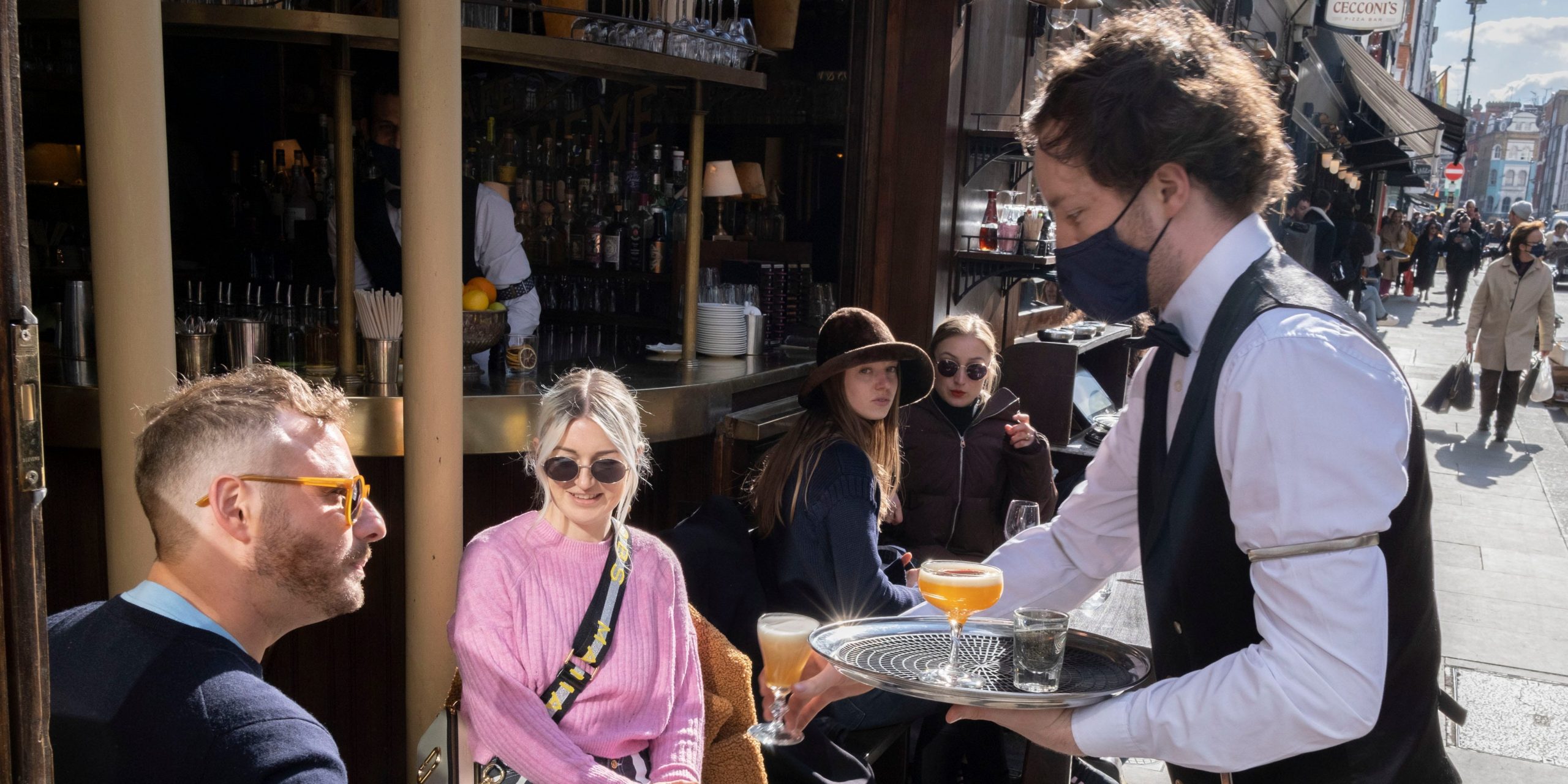 UK restaurant bar economy reopening coronavirus