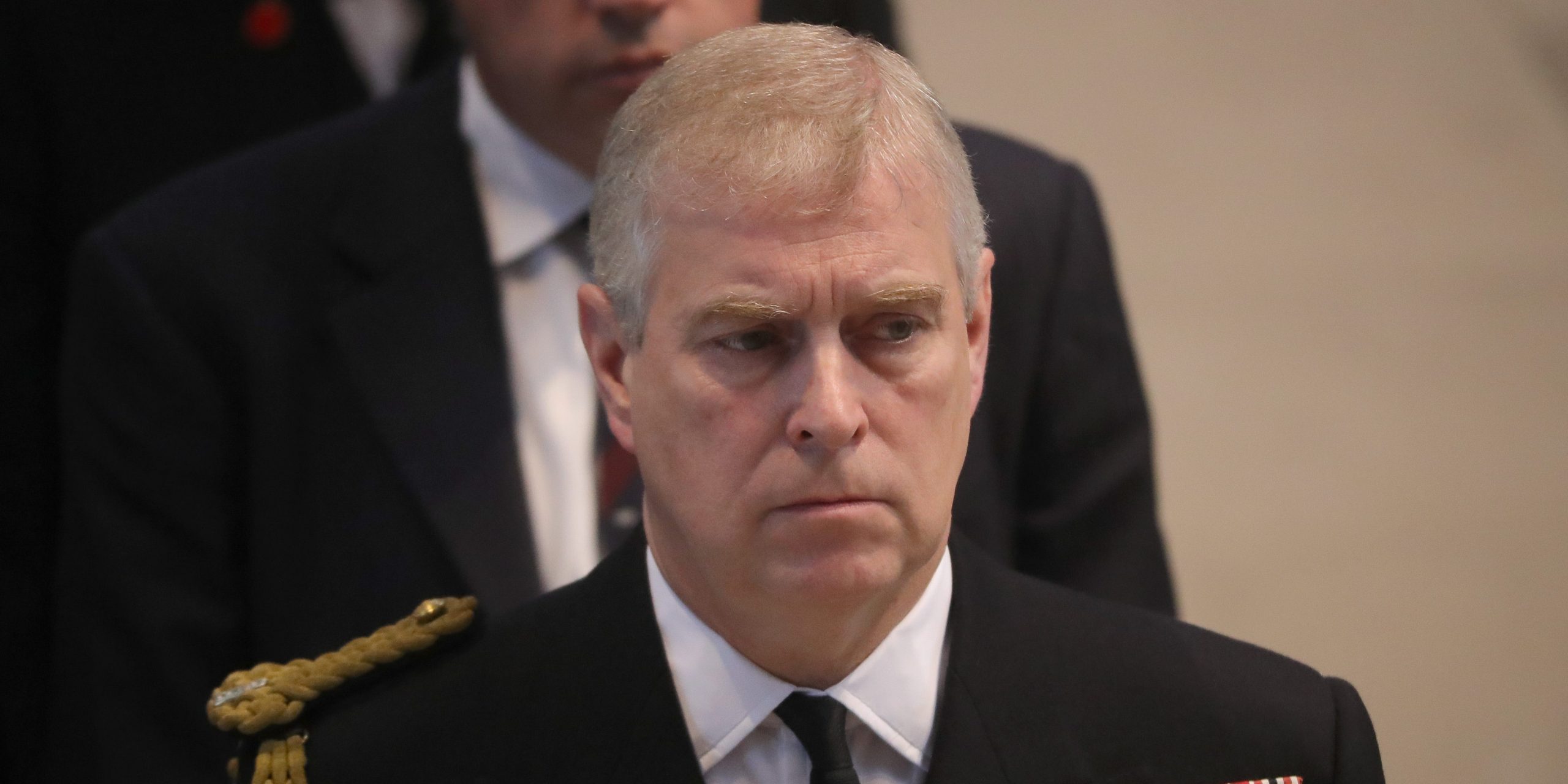 Prince Andrew, Duke of York, attends a commemoration marking the 100th anniversary since the start of the Battle of the Somme.