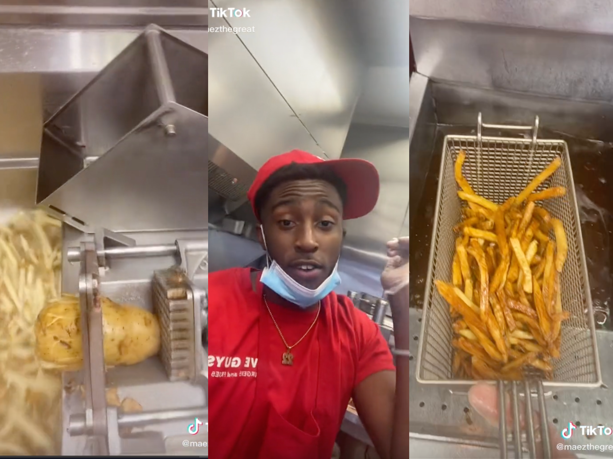Five Guys fries bts