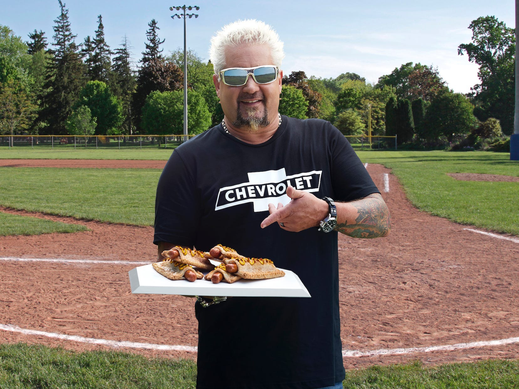 Guy Fieri Apple Pie Hot Dog