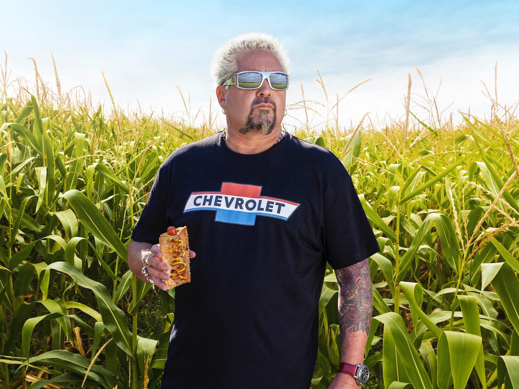 Guy Fieri Apple Pie Hot Dog