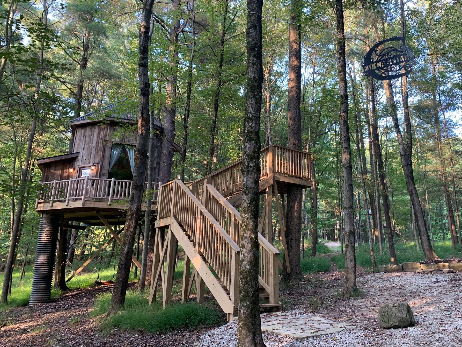 El Castillo at The Mohicans Treehouse Resort in Glenmont, Ohio  Jessica Kelly