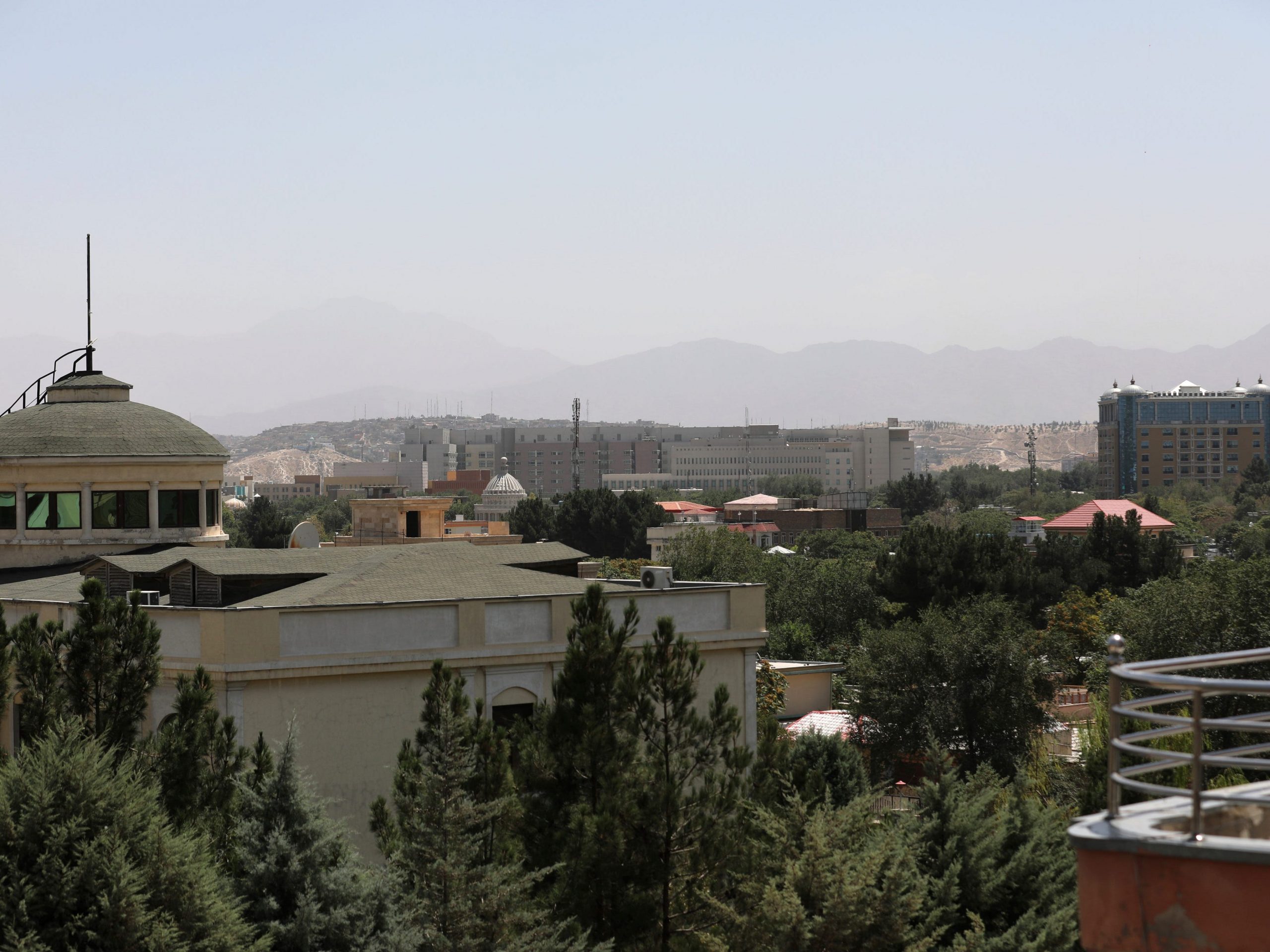 US embassy buildings in Kabul