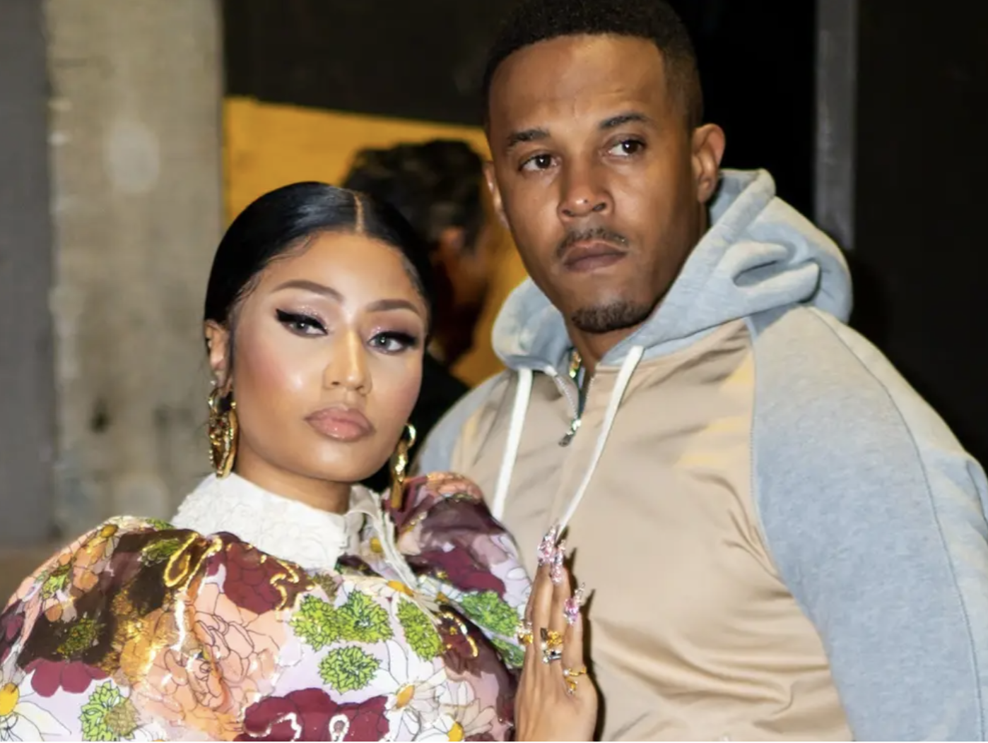 Nicki Minaj and her husband Kenneth Petty.