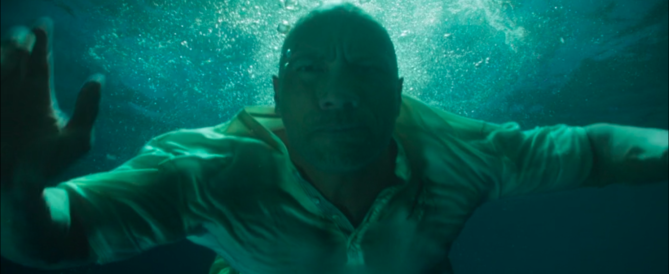 Dwayne Johnson underwater