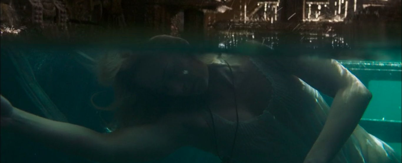 Emily Blunt in the water