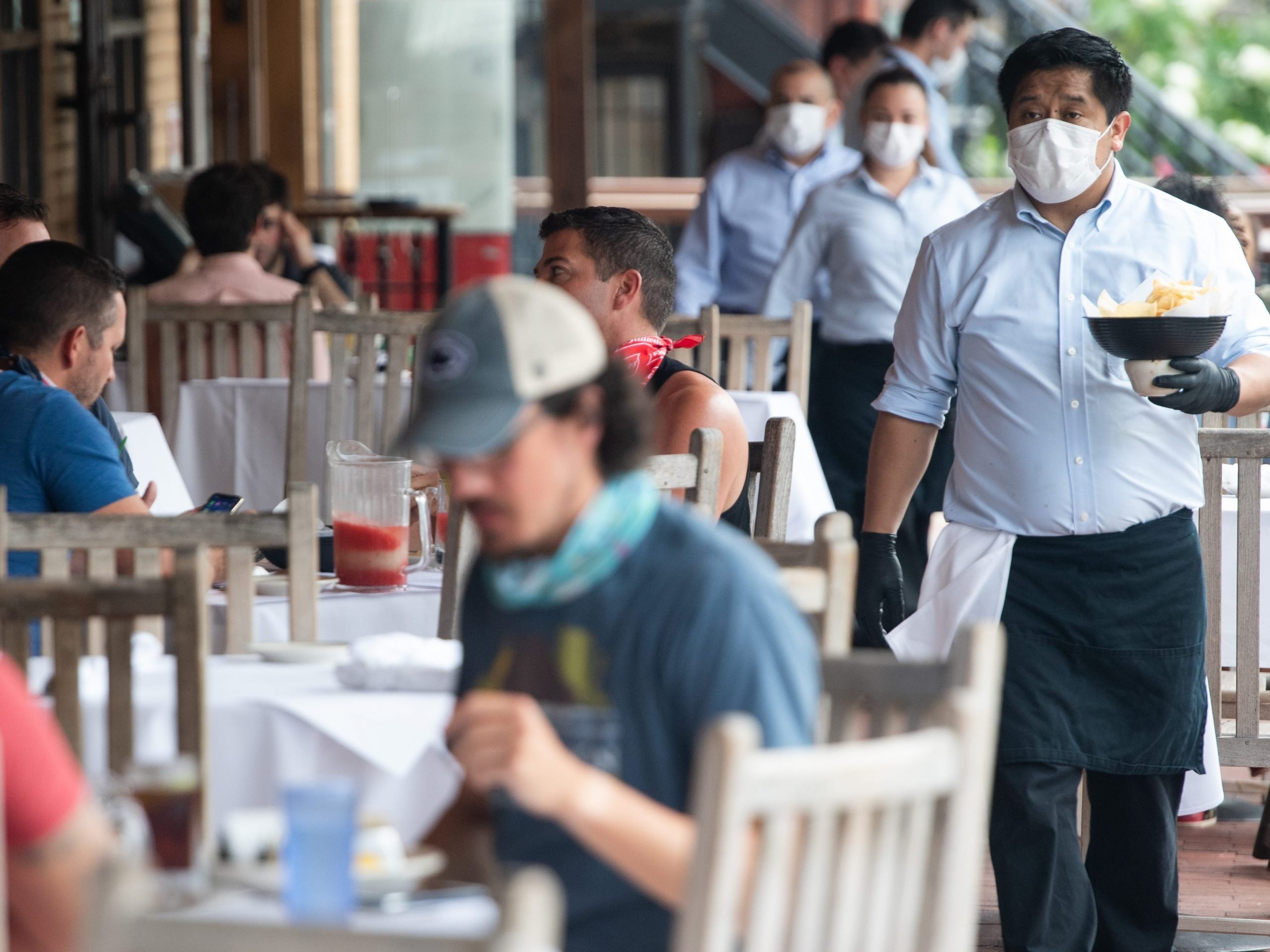 Server at a restaurant