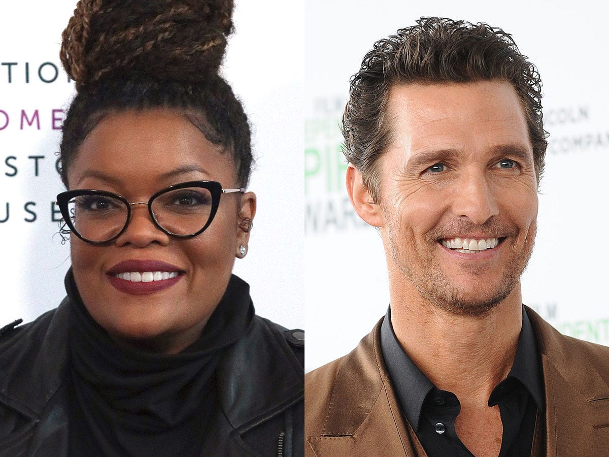 yvette nicole brown matthew mcConaughey composite