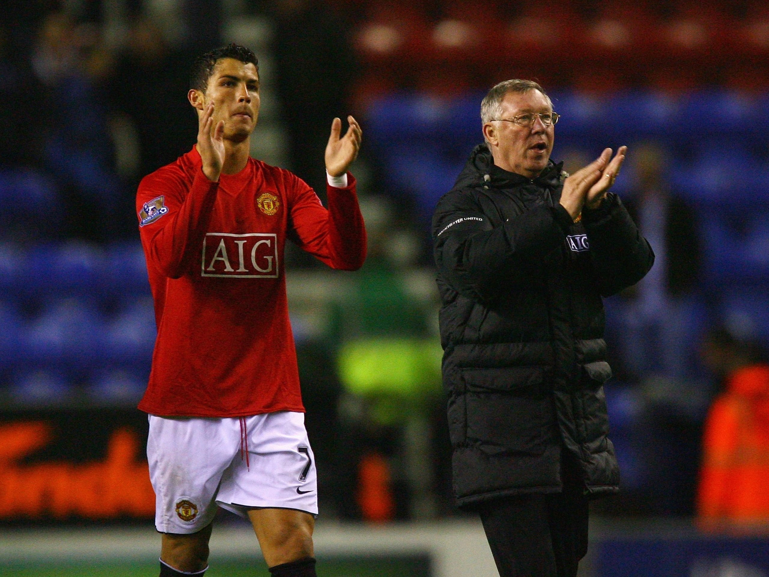 Cristiano Ronaldo and Sir Alex Ferguson