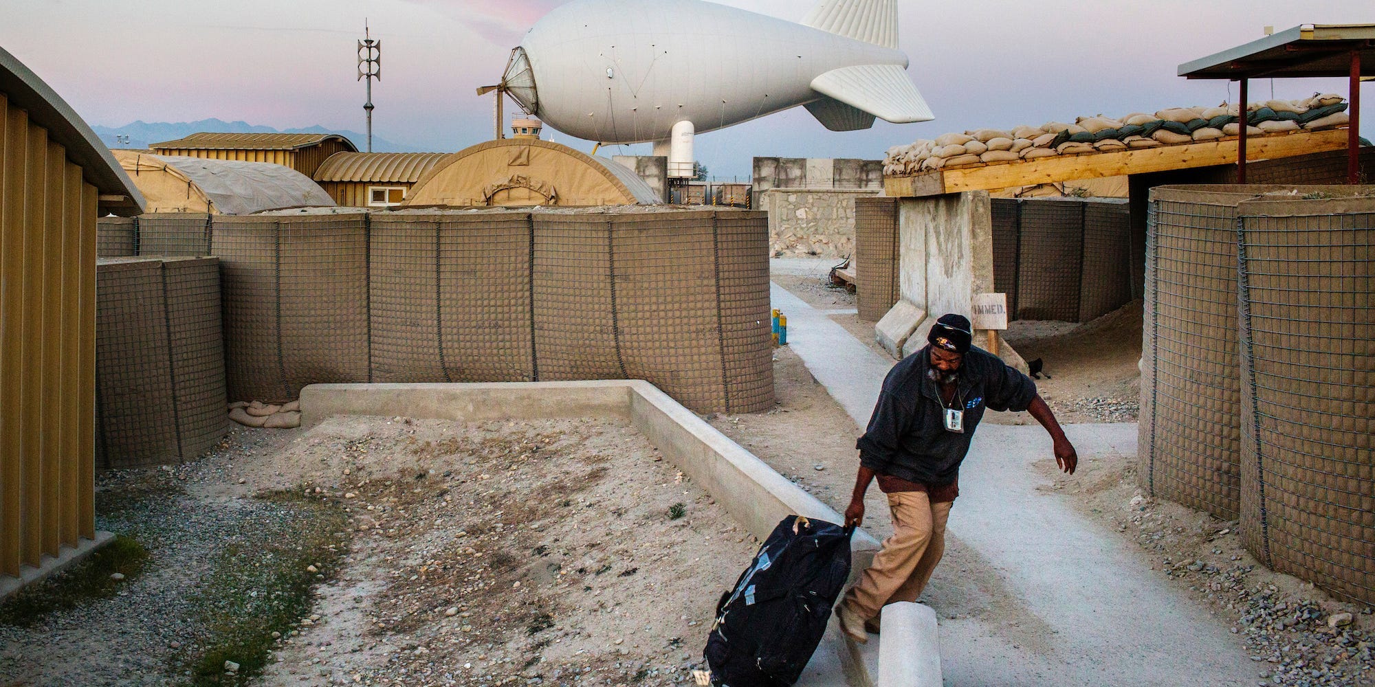 Afghanistan contractor aerostat