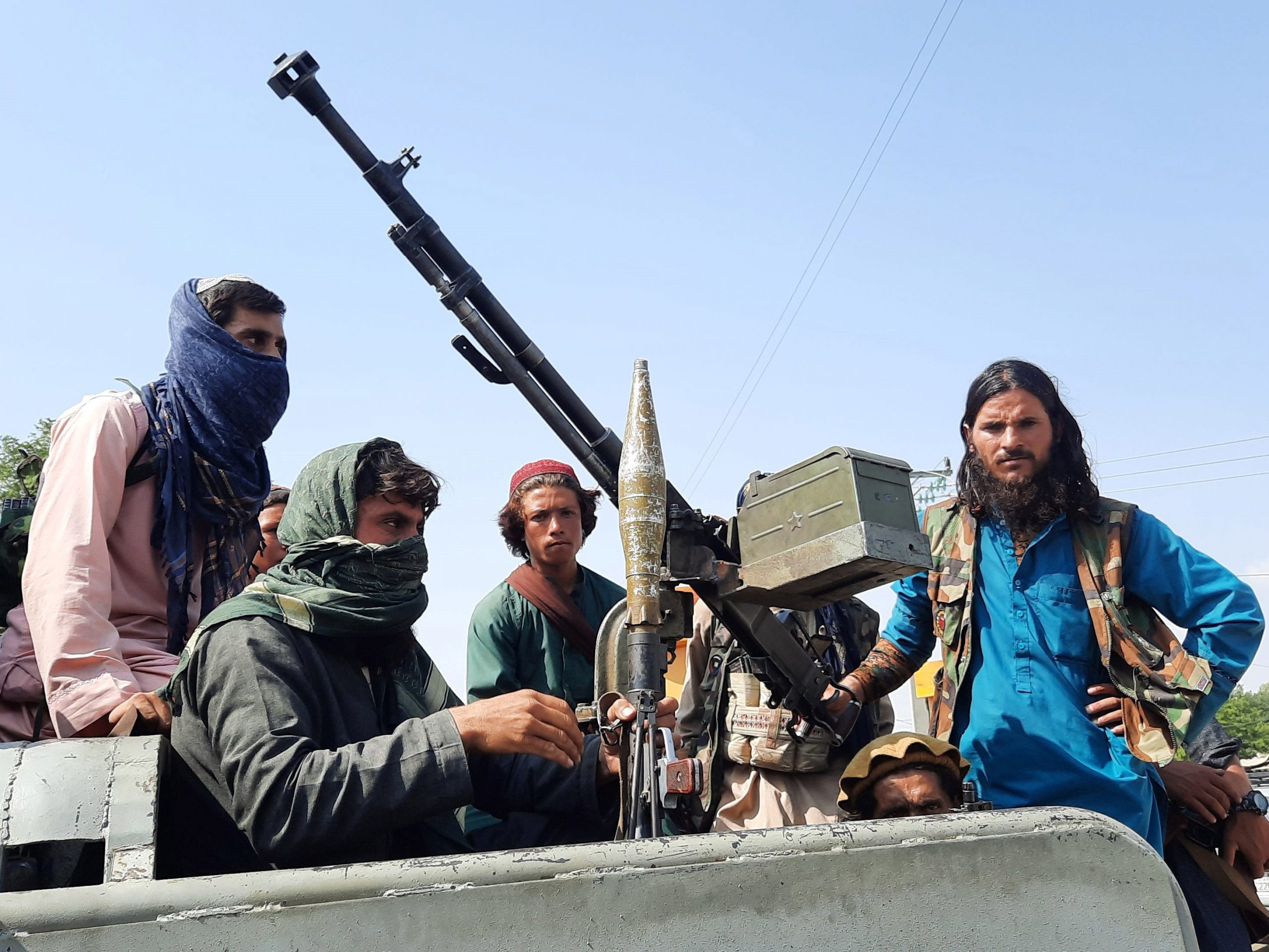 taliban fighters armed laghman afghanistan 2021