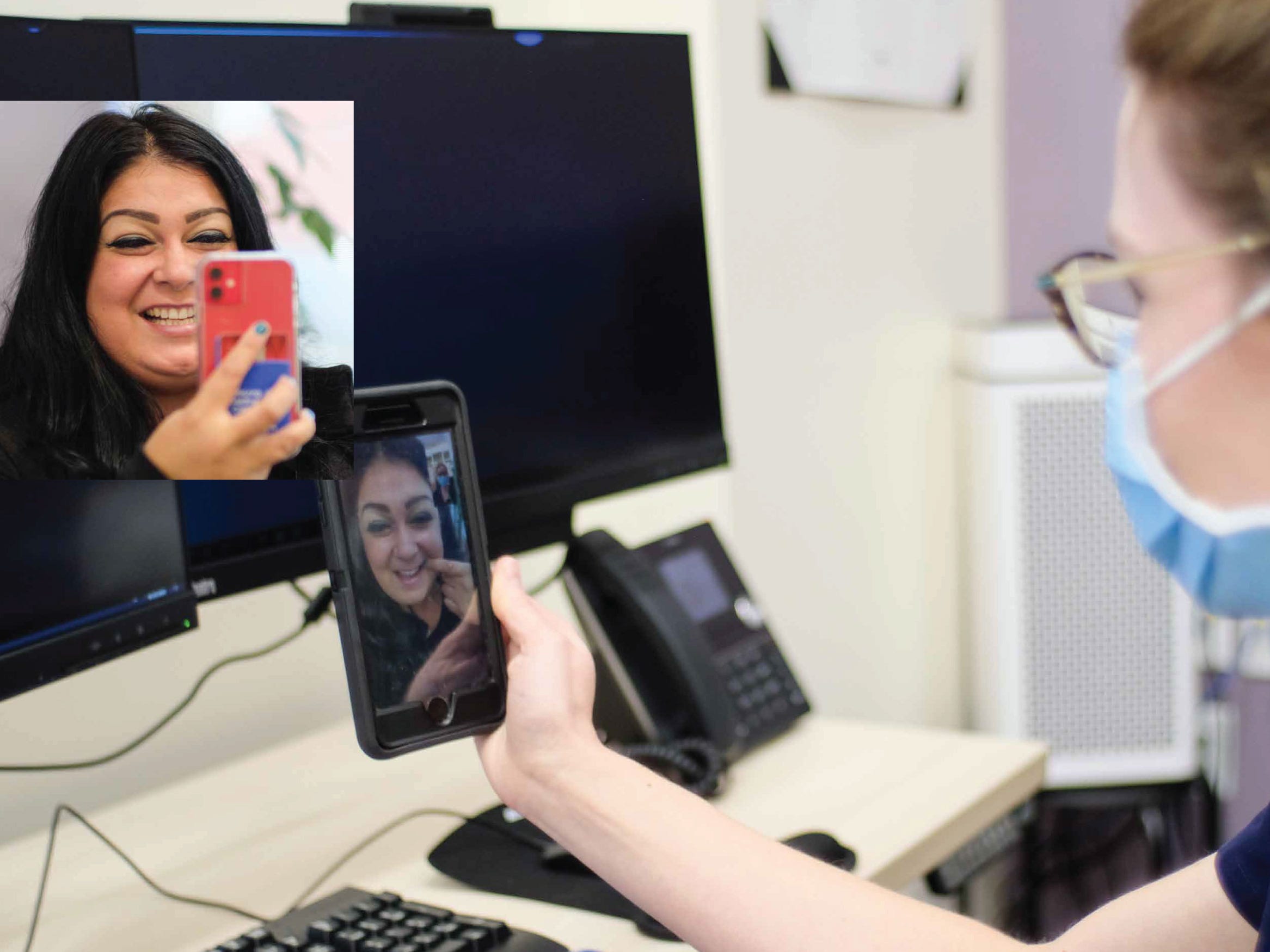 A LifeLong provider conducts a telehealth appointment