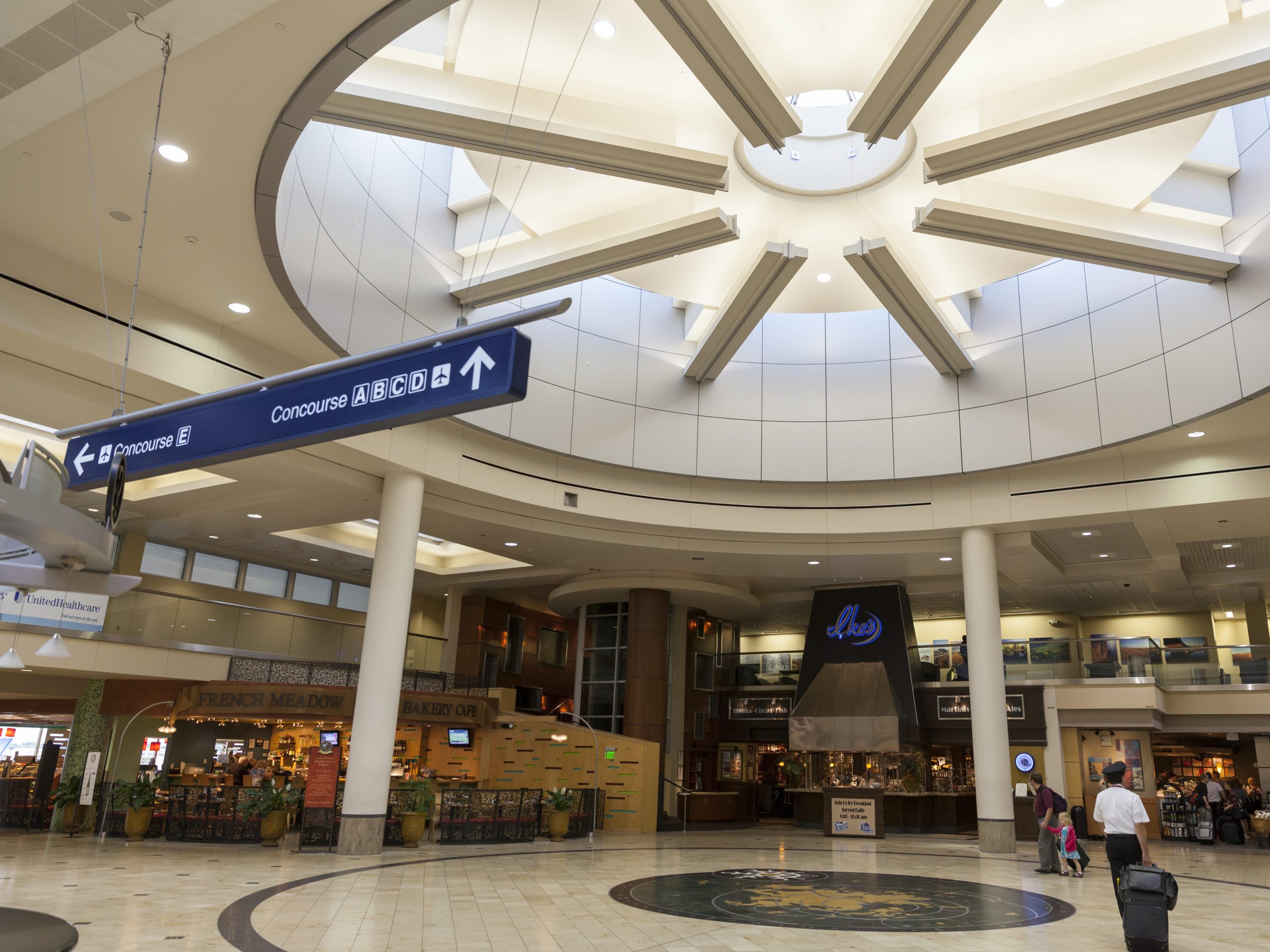 The Minneapolis airport