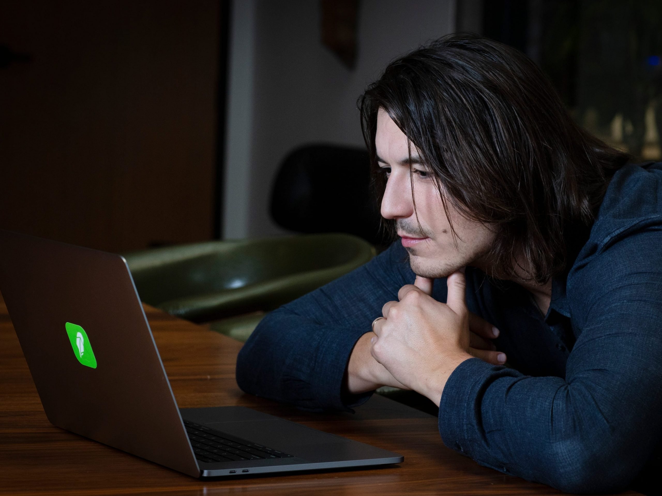 Vlad Tenev, CEO and Co-Founder, Robinhood in his office on July 15, 2021 in Menlo Park, California.