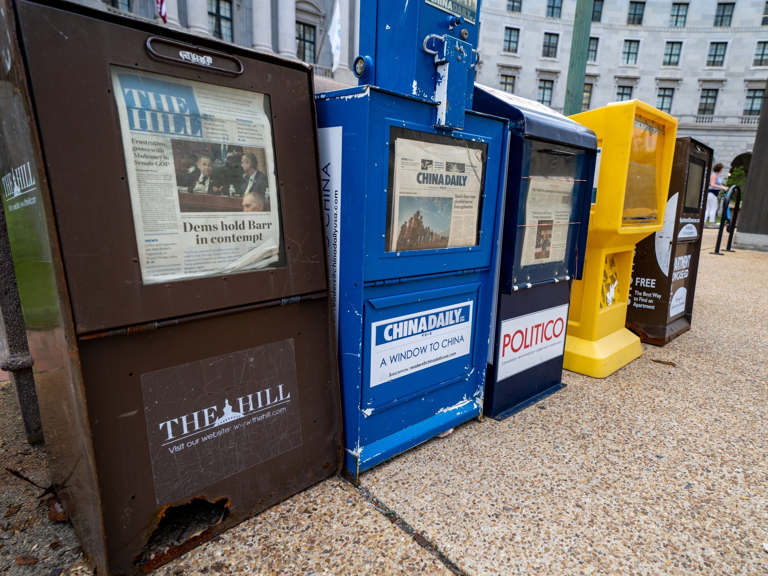 The Hill newspaper and other publications