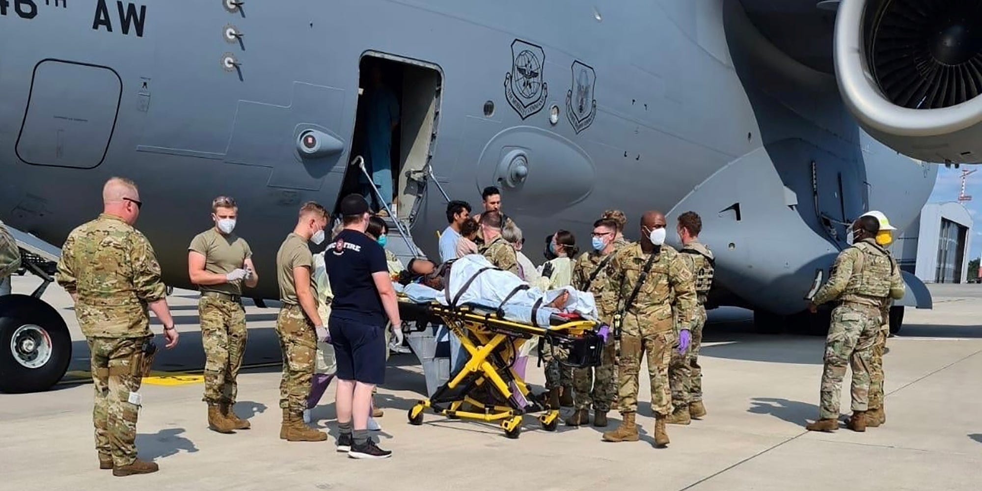 Afghan mother gives birth on evacuation flight