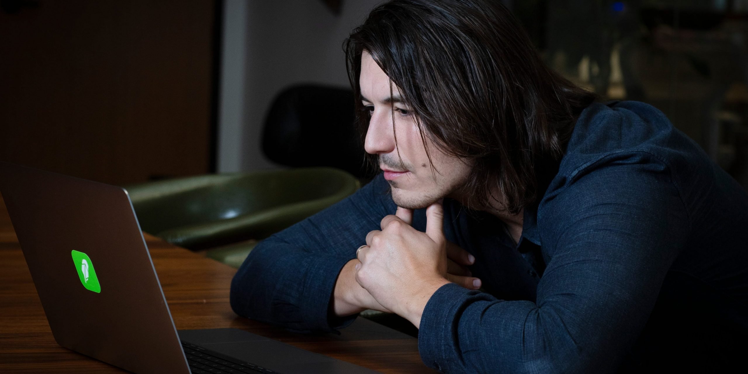 Vlad Tenev, CEO and Co-Founder, Robinhood in his office on July 15, 2021 in Menlo Park, California.