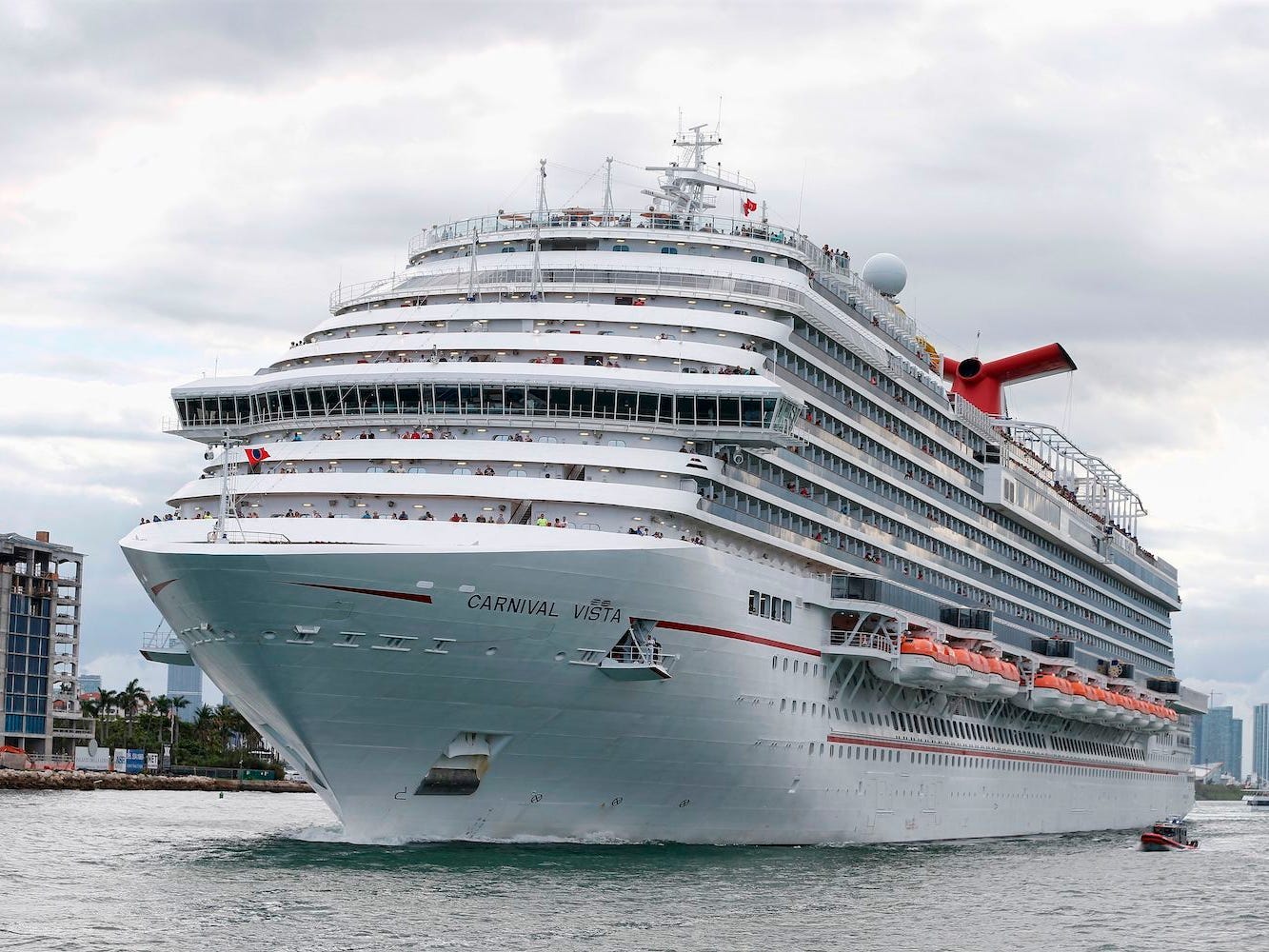 The Carnival Vista cruise ship.