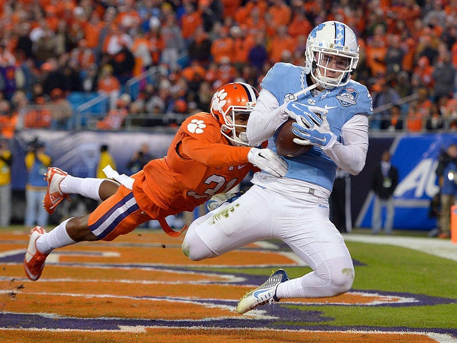 unc clemson acc football