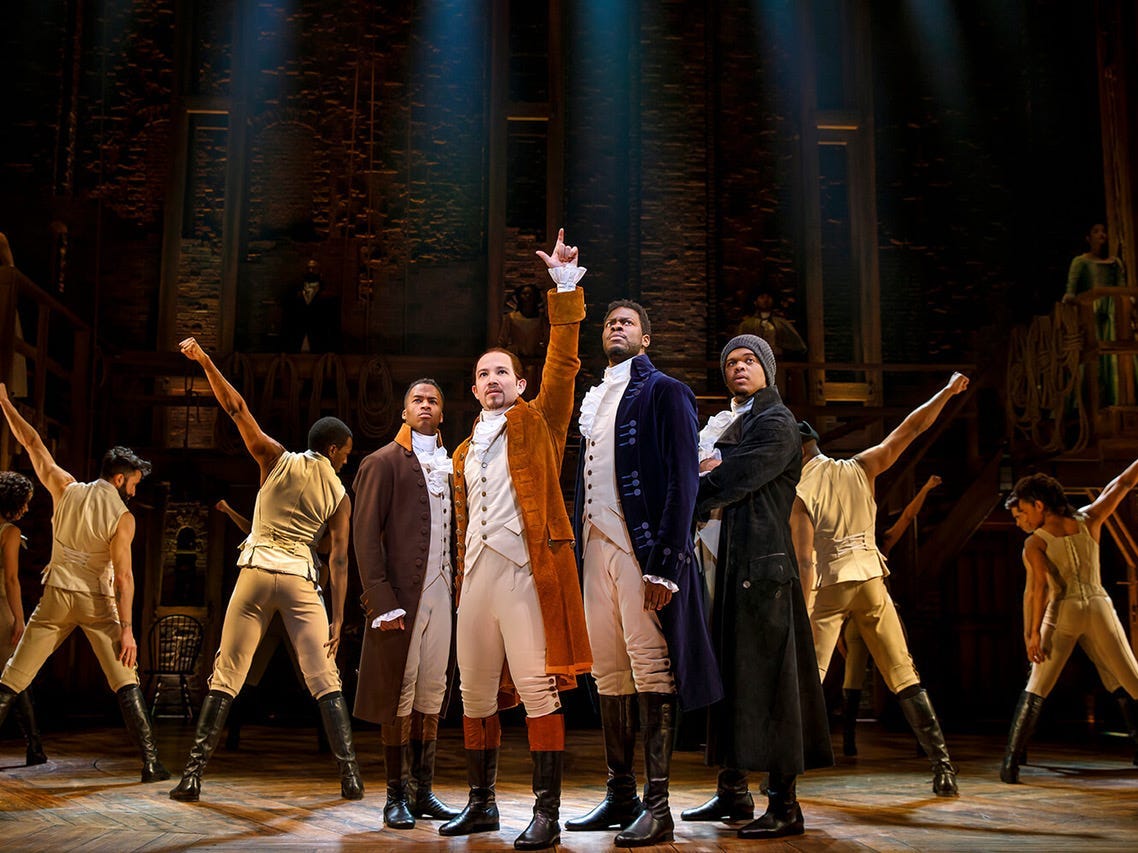 Performers for the Philip national tour of Hamilton.