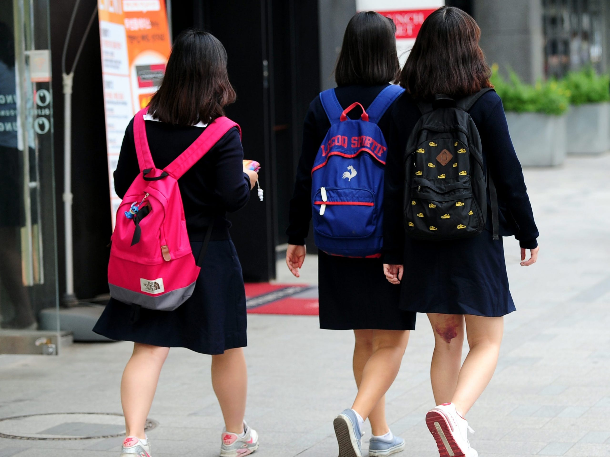 south korean high school girls