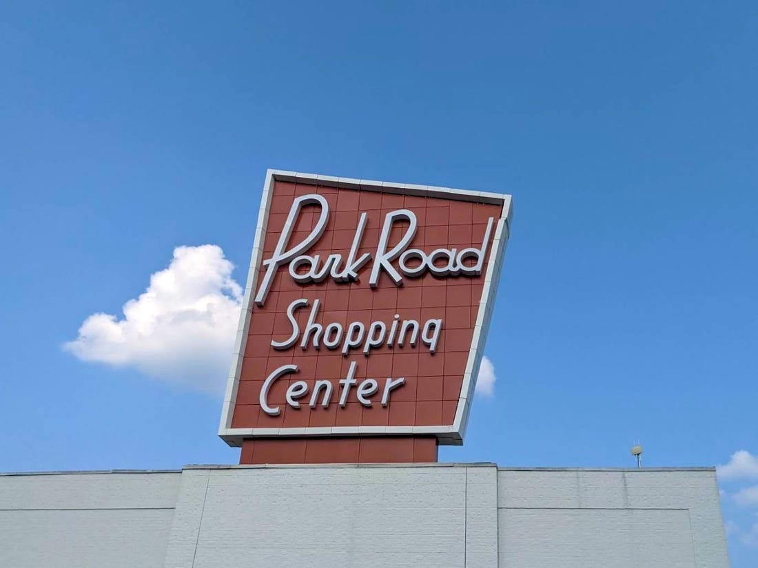 Park Road Shopping Center in Charlotte.