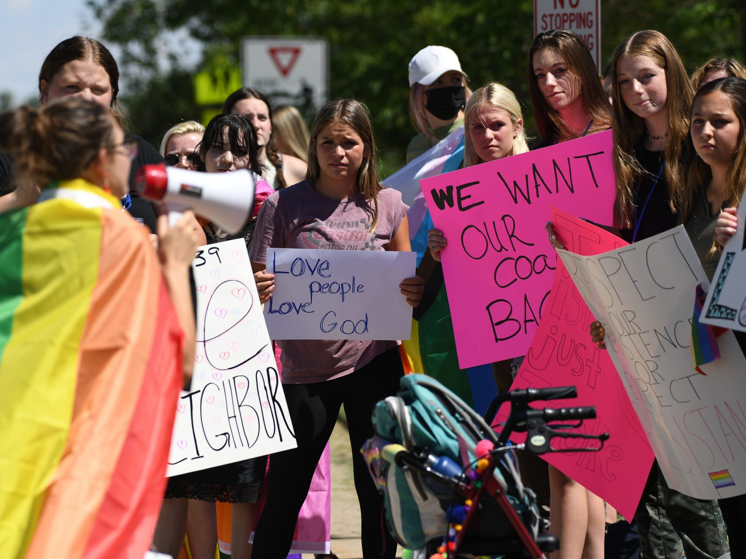 valor christian high school protest