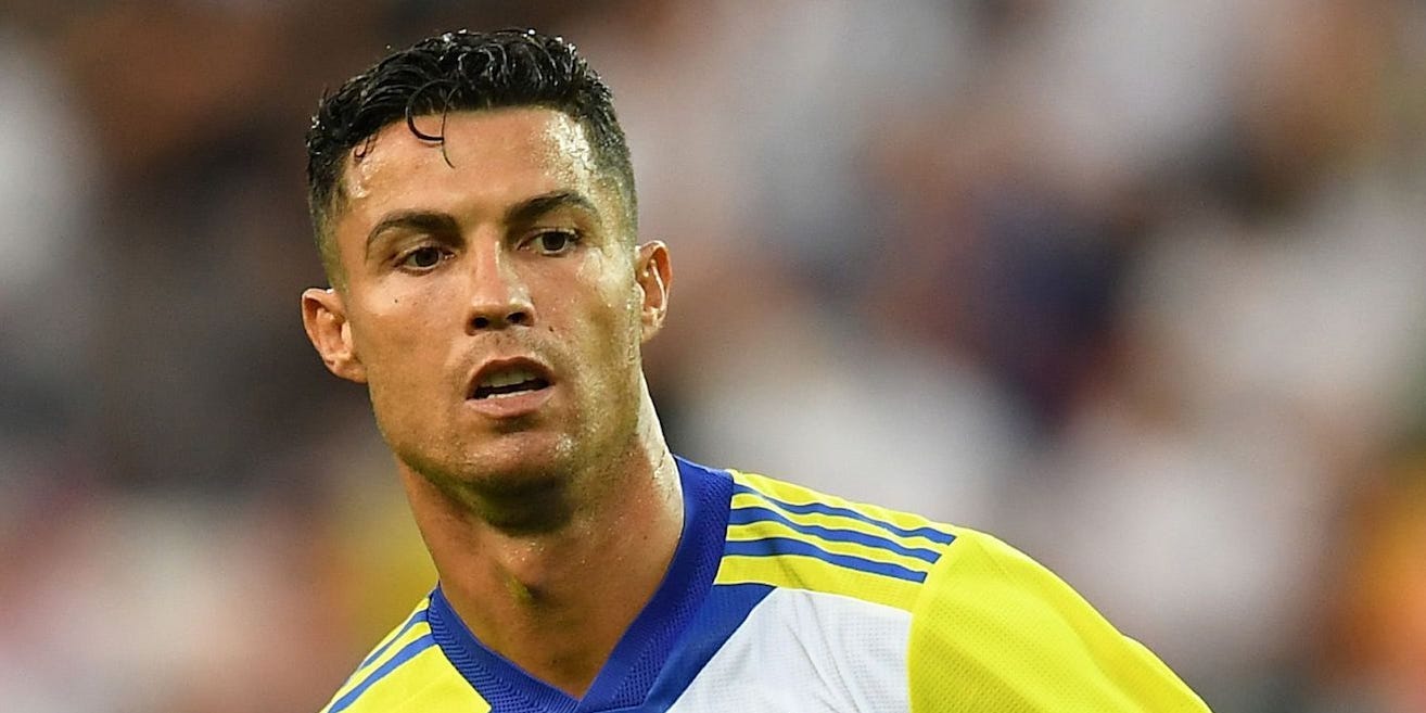 Cristiano Ronaldo of Juventus looks on during the Serie A match between Udinese Calcio v Juventus at Dacia Arena