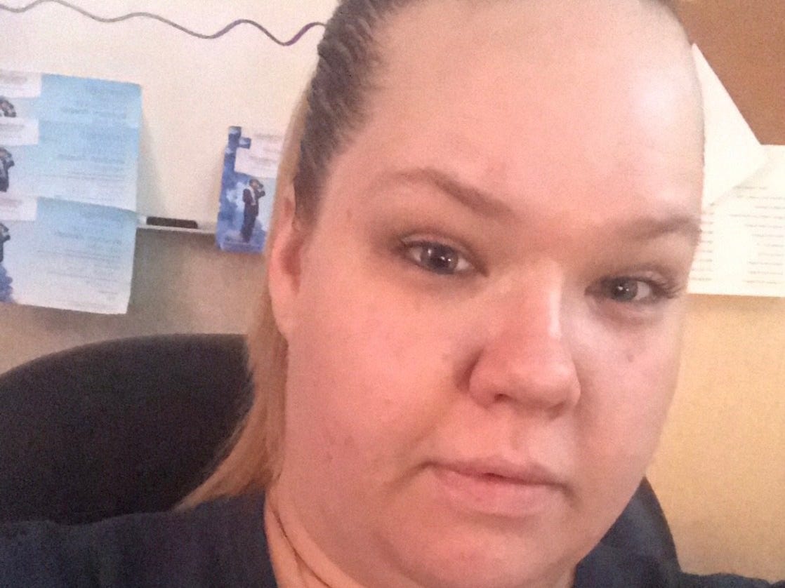 A selfie of Amanda Rinehart