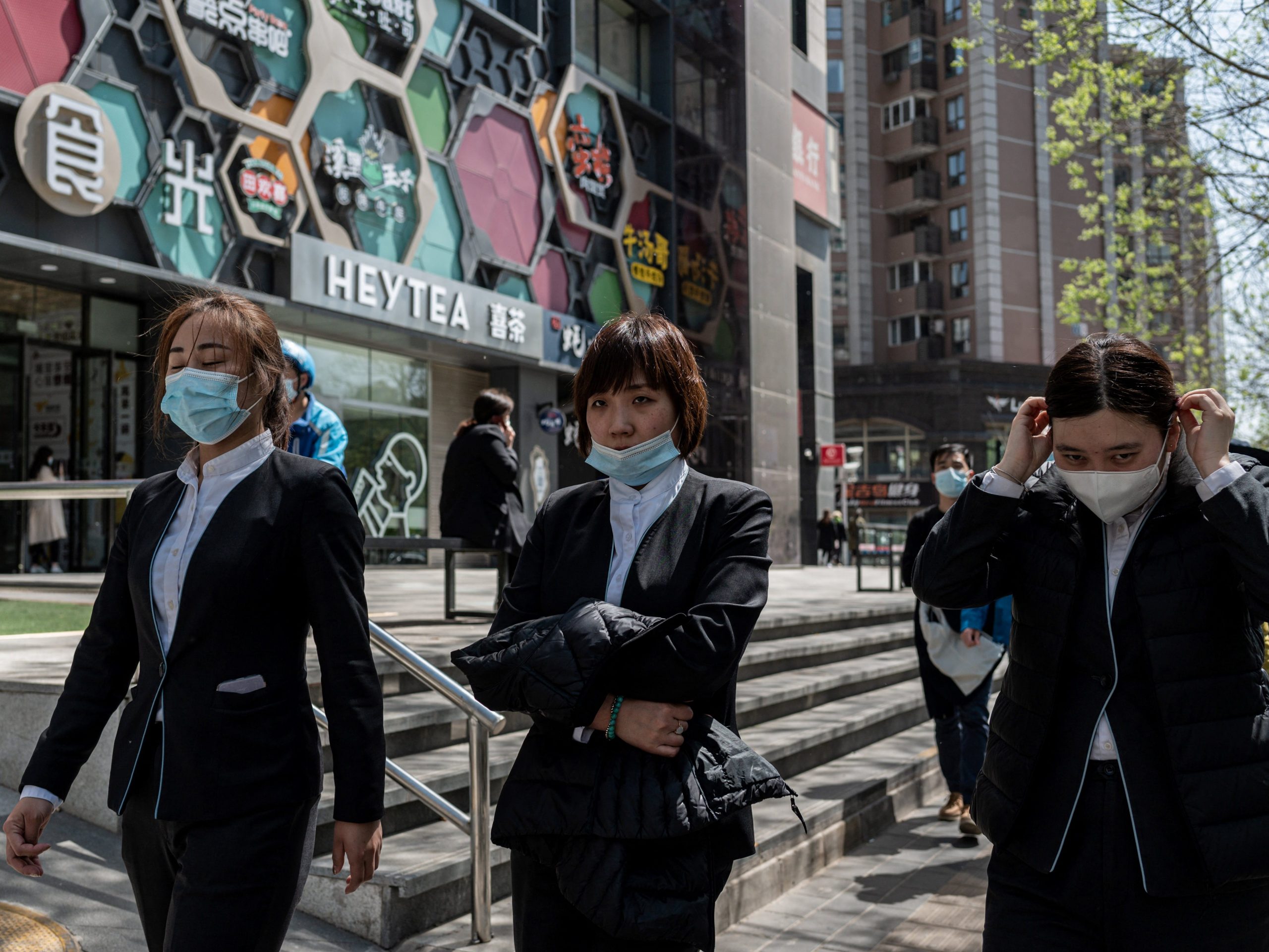 chinese office workers