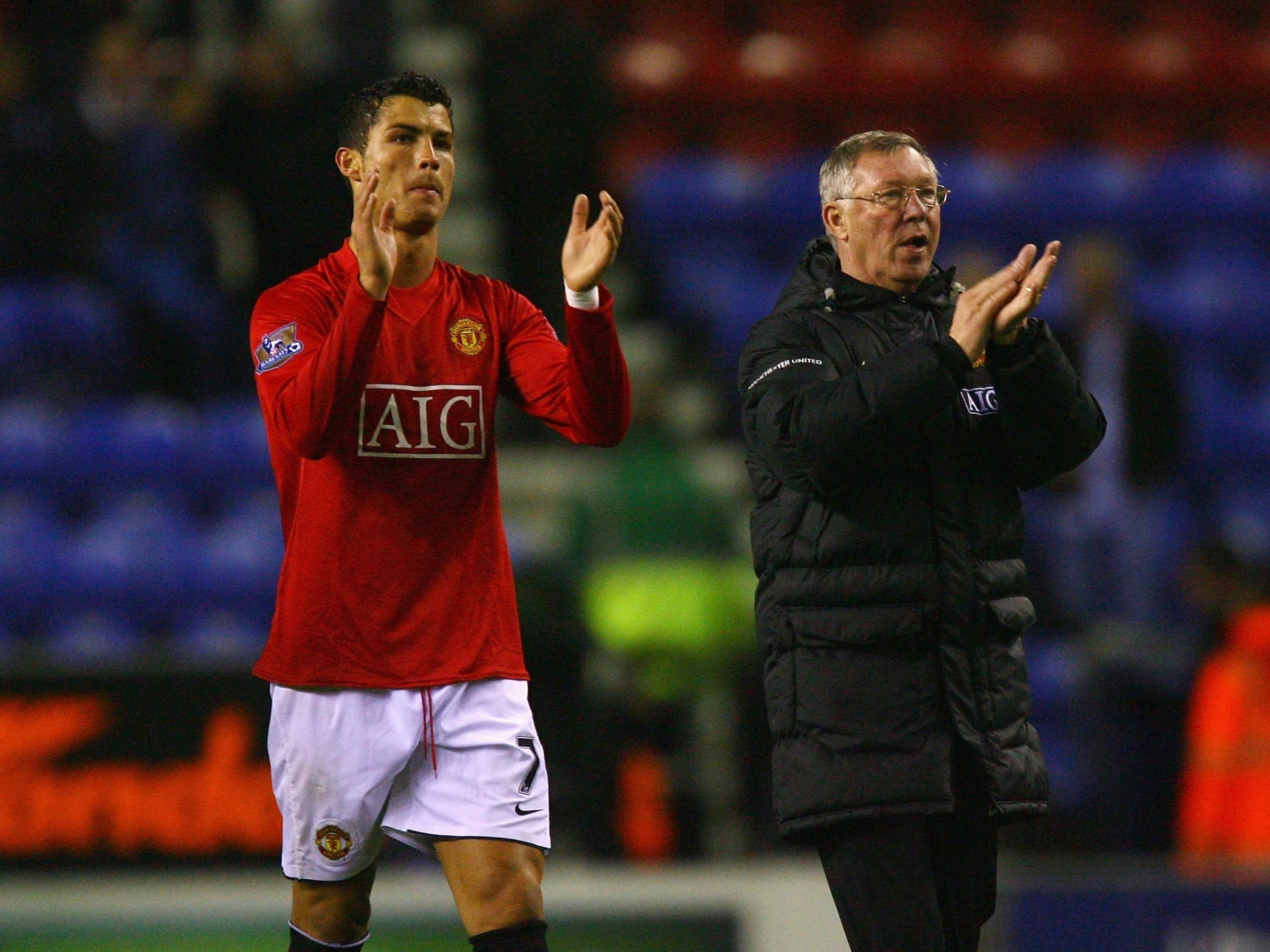 Cristiano Ronaldo and Sir Alex Ferguson