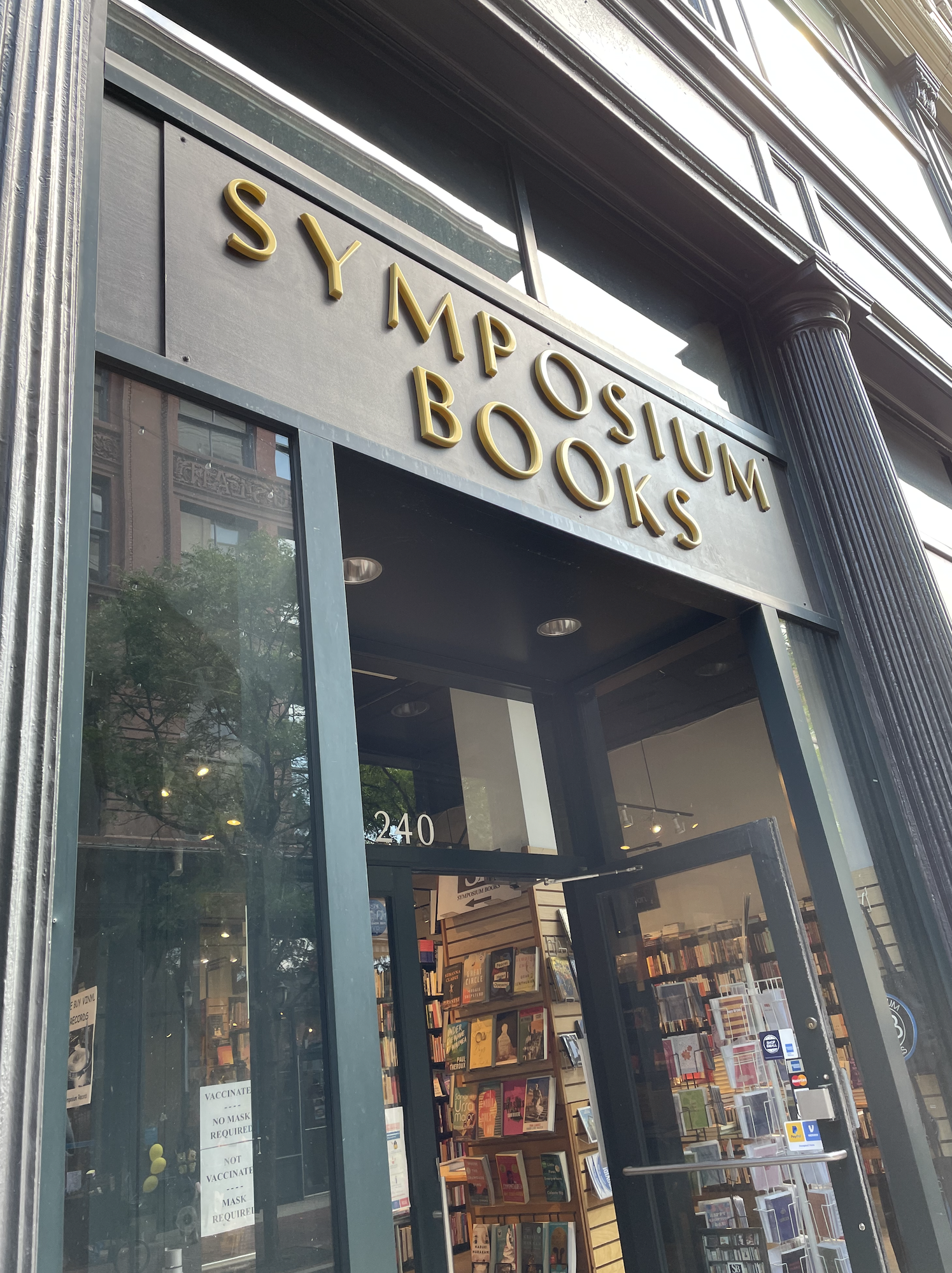 exterior shot of symposium books in providence rhode island