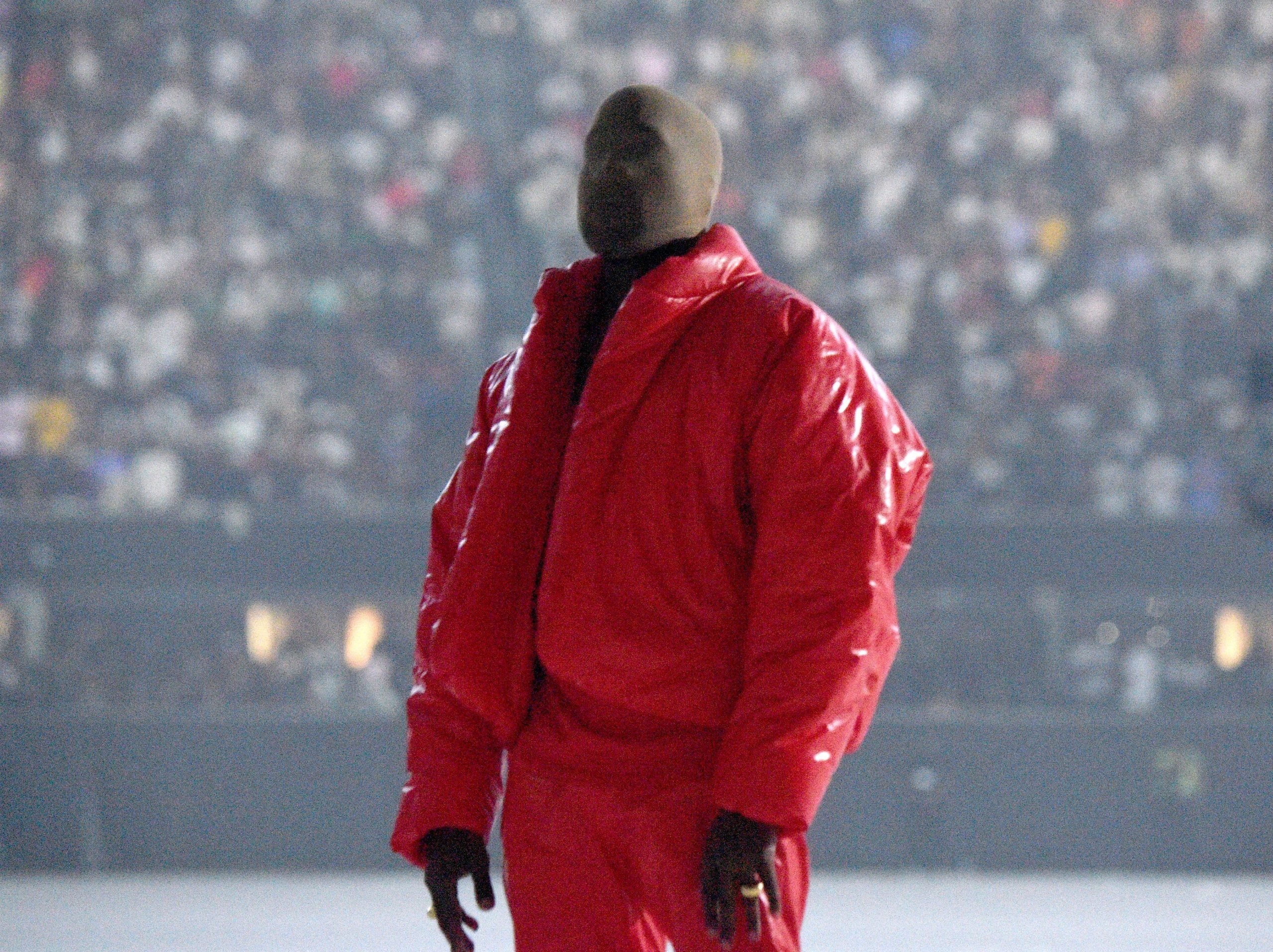 Kanye West at Donda listening party