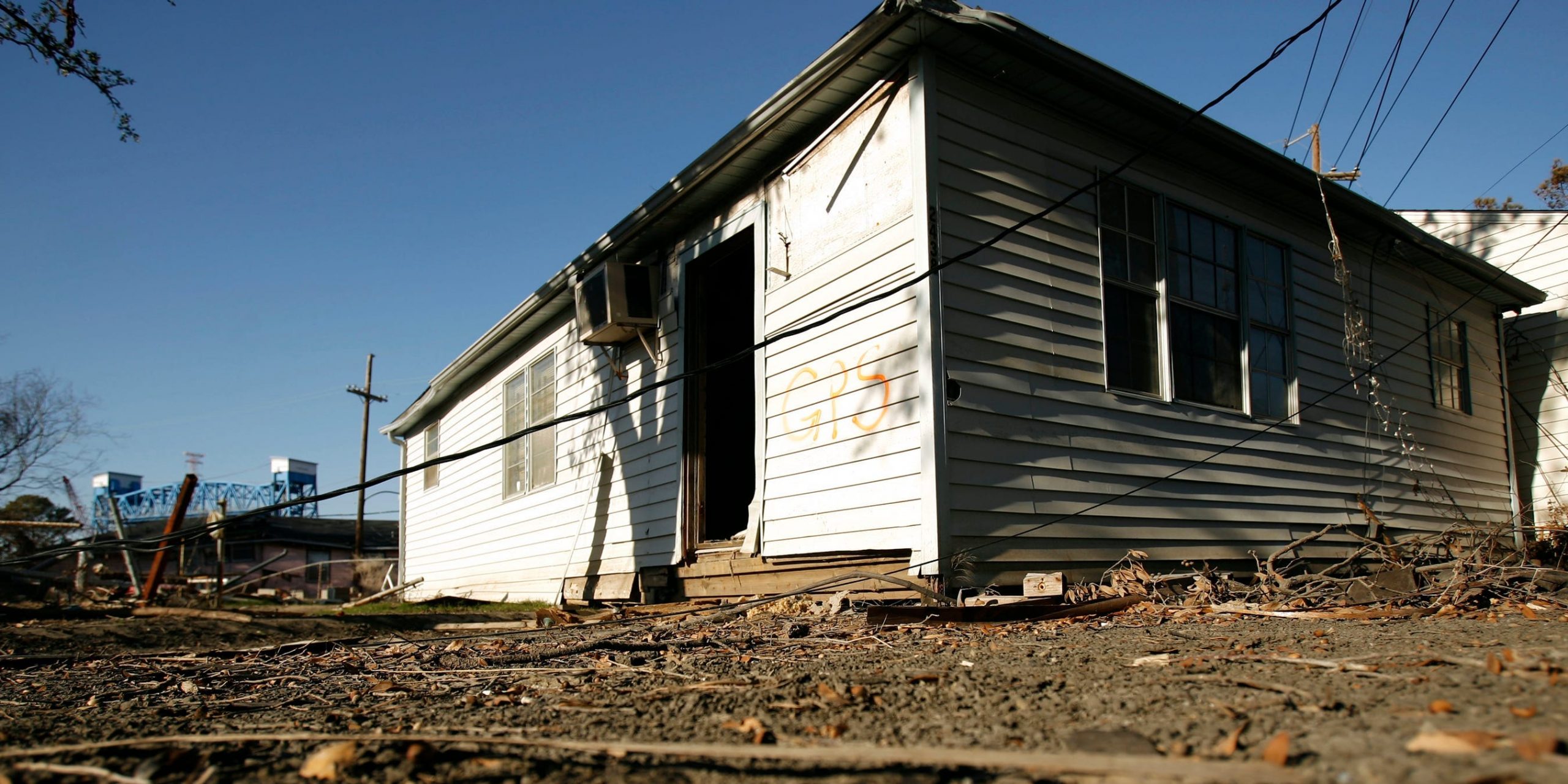 House after Hurricane Katrina