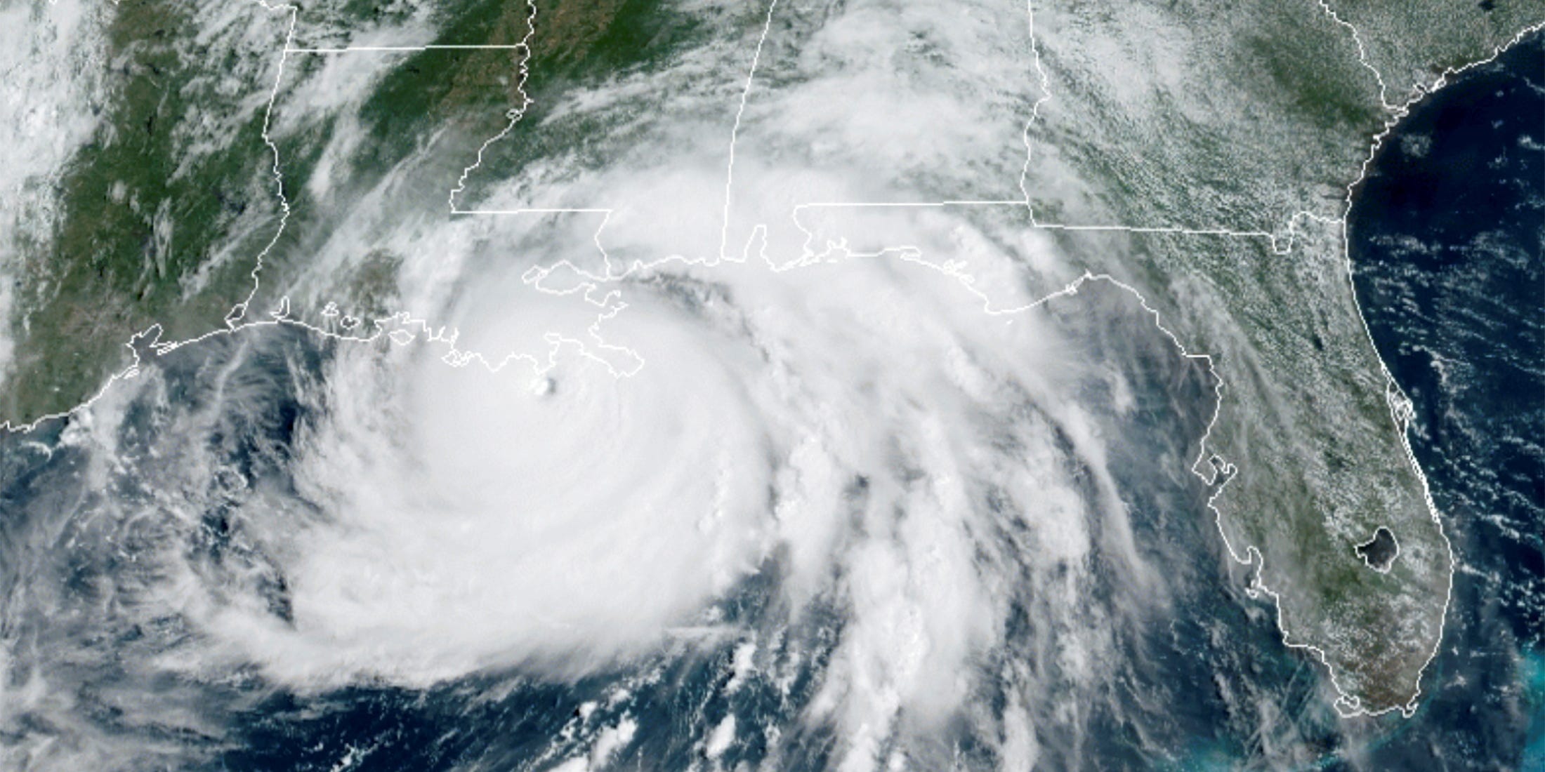 hurricane ida satellite sunday