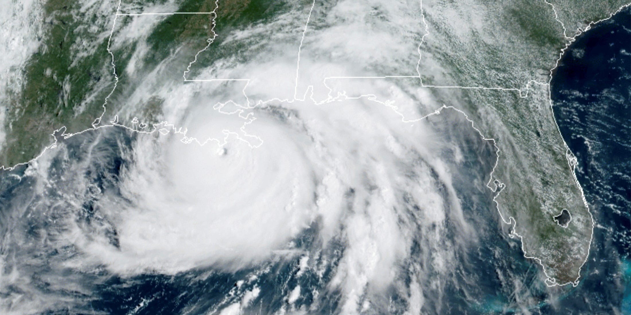 hurricane ida satellite sunday