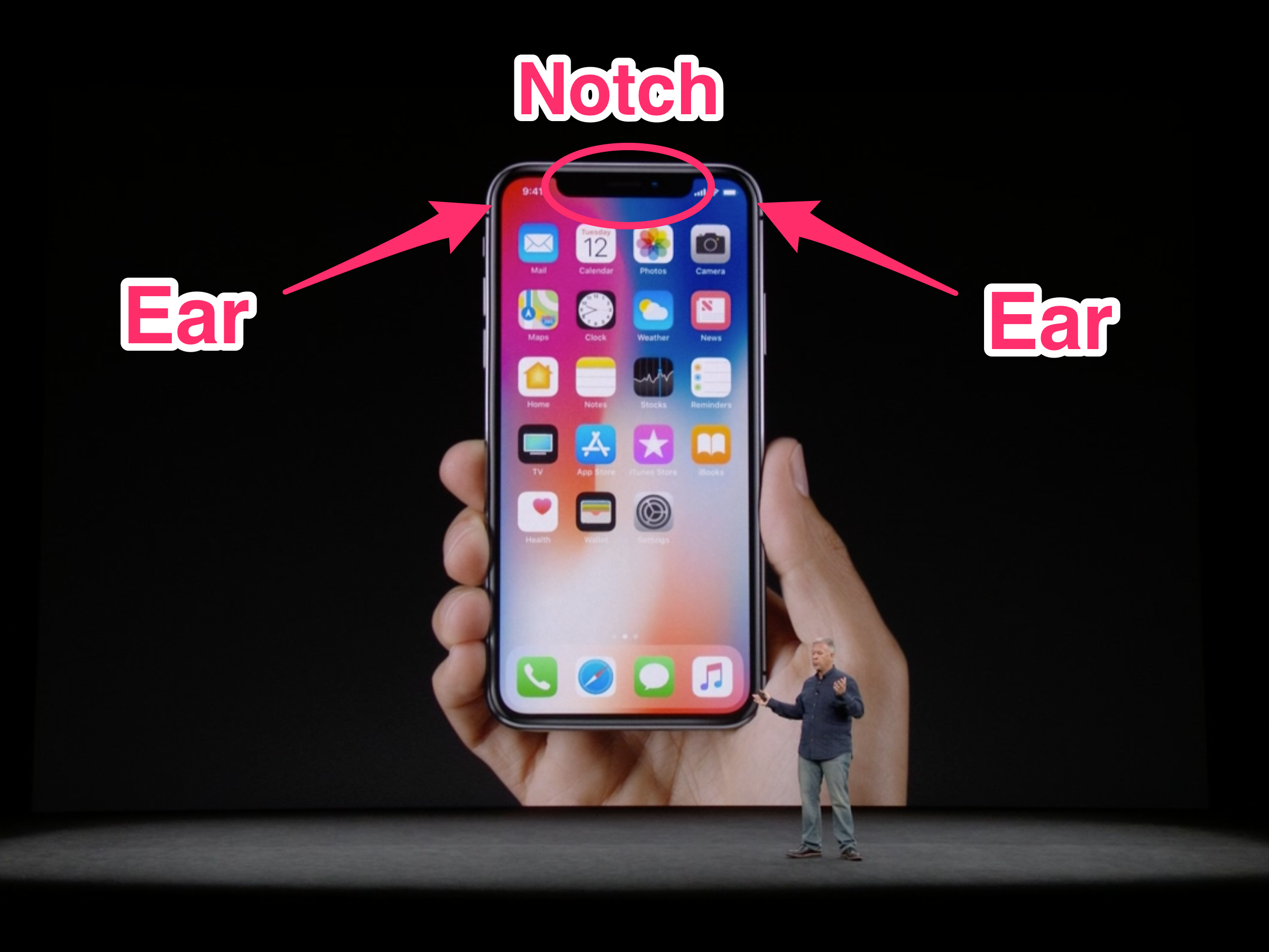 iphone x notch