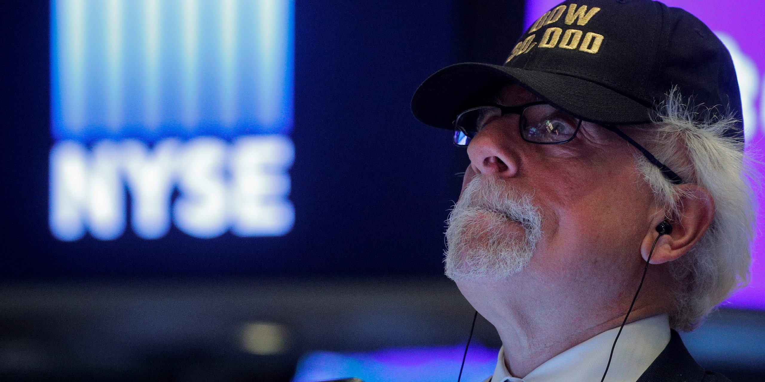 A trader works on the floor at the New York Stock Exchange (NYSE) in New York, U.S., March 4, 2020. REUTERS/Brendan McDermid