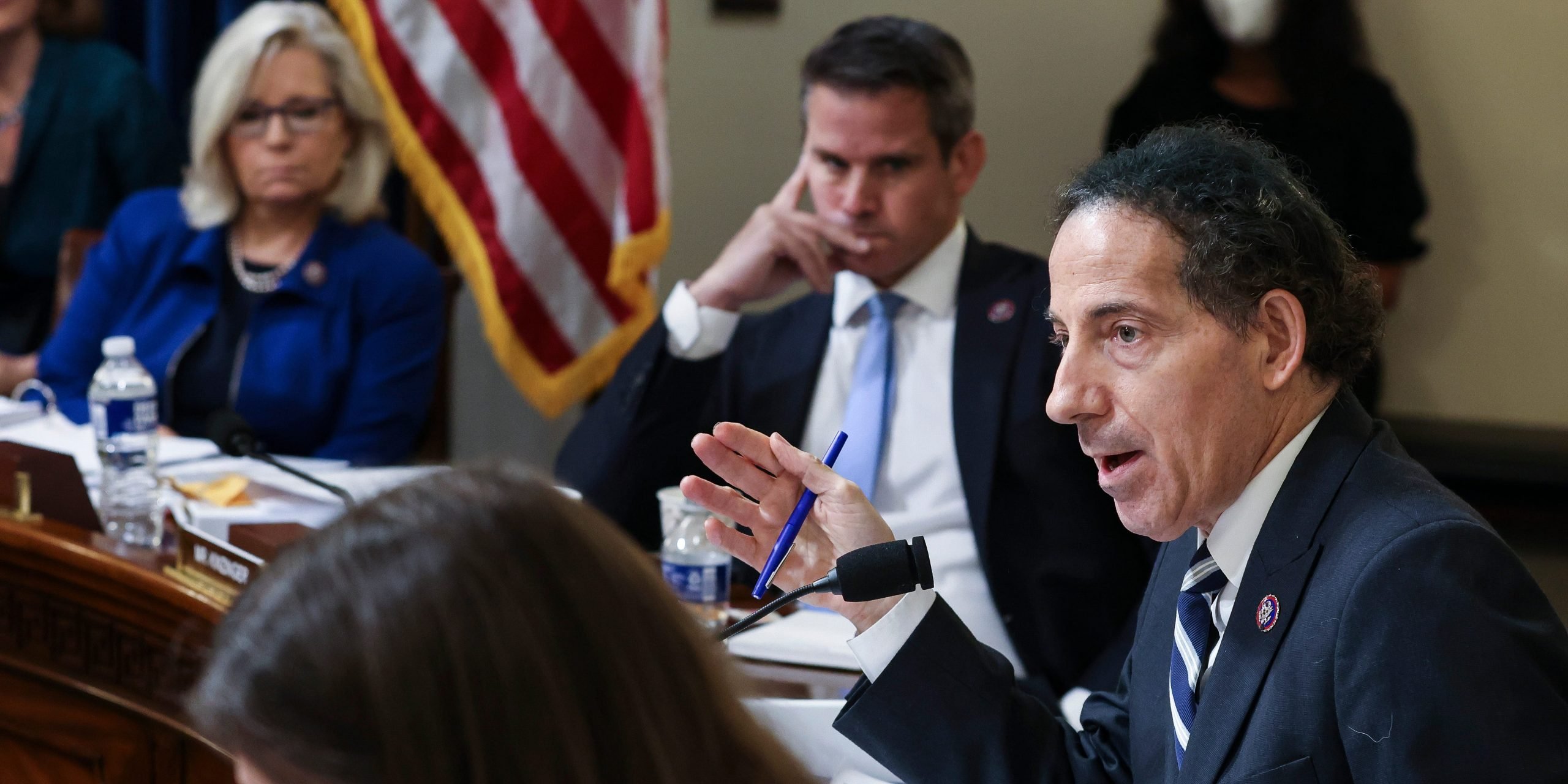 FILE - In this July 27, 2021, file photo Rep. Jamie Raskin, D-Md., speaks during the House select committee hearing on the Jan. 6 attack on Capitol Hill in Washington. The House Committee investigating the insurrection at the U.S. Capitol in January is demanding a host of records from the White House and several government intelligence and law enforcement agencies.