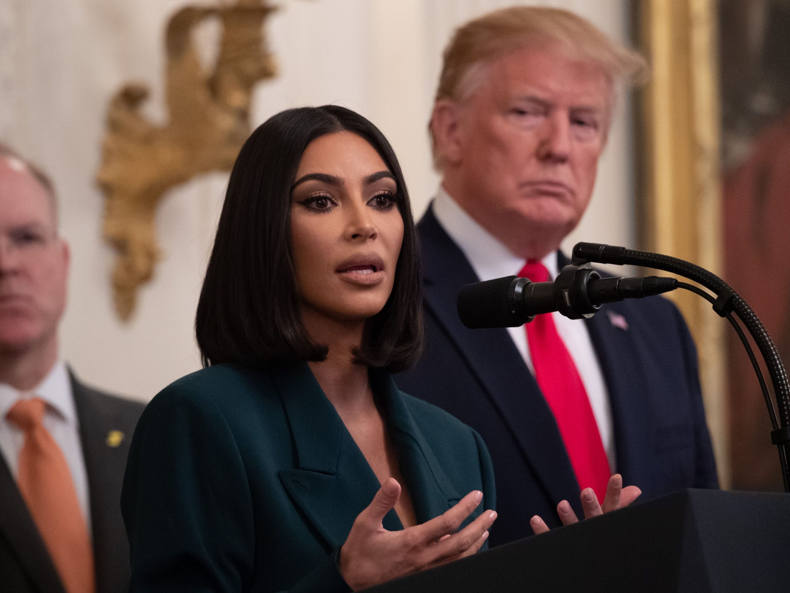 GettyImages donald trump kim kardashian