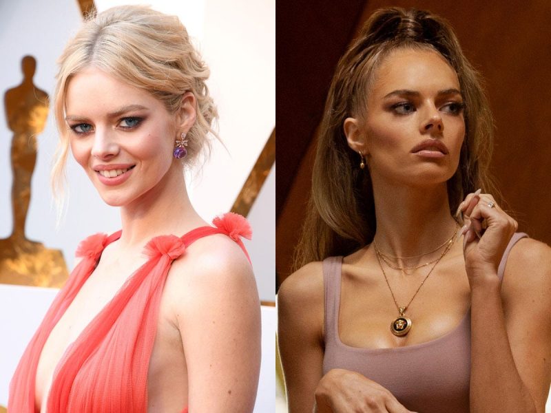 Samara Weaving her magic