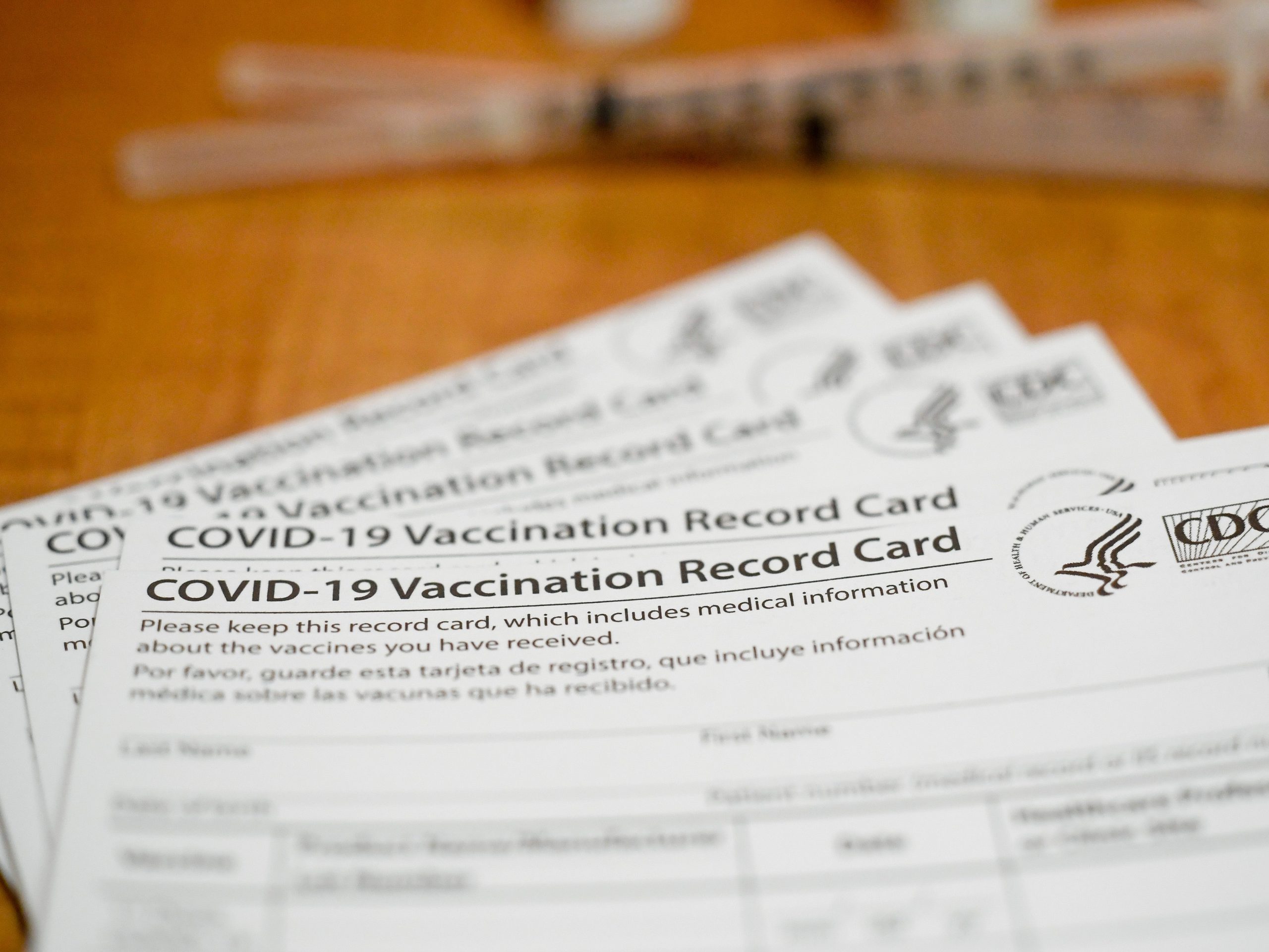 covid vaccine cards