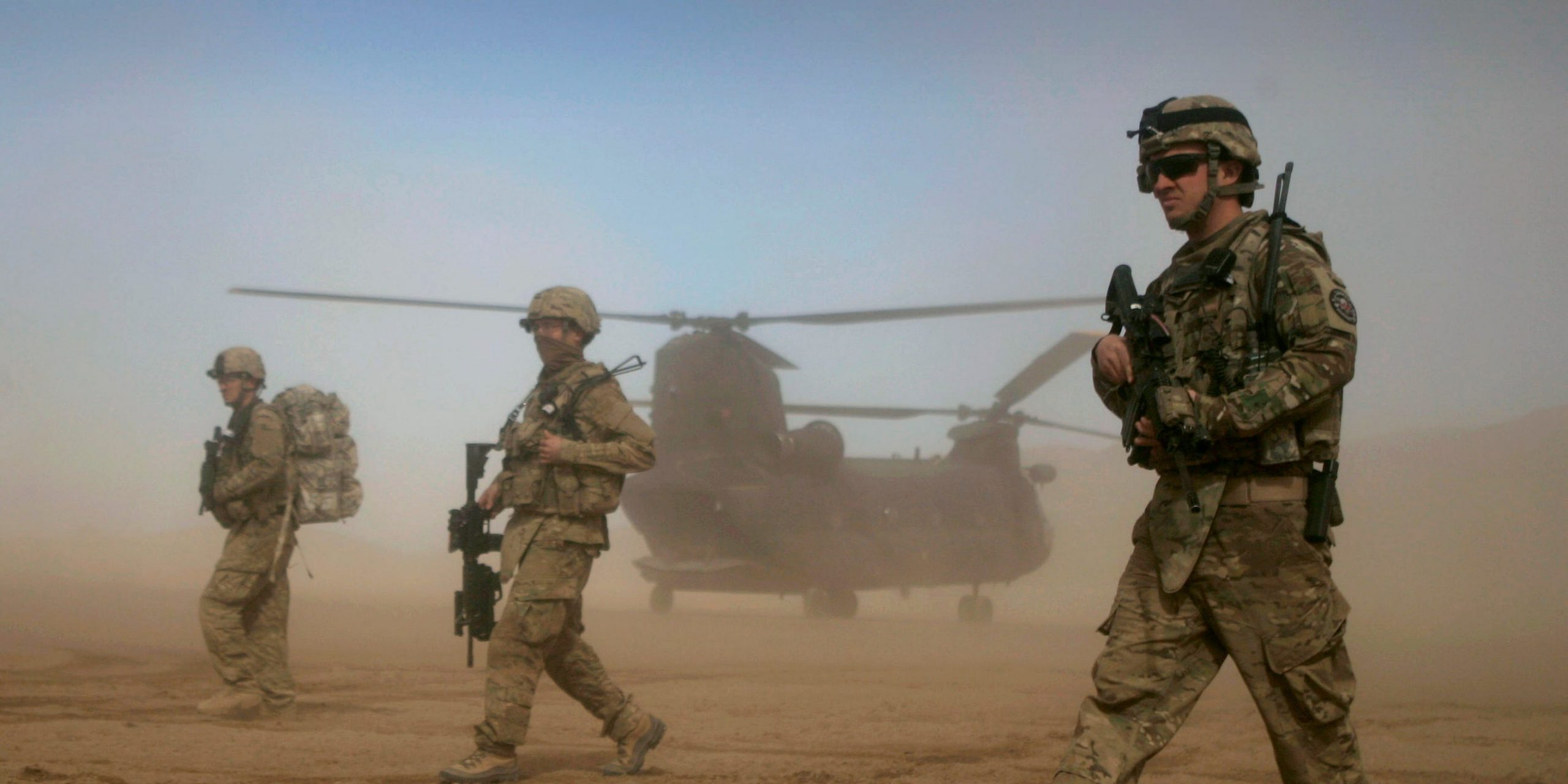 U.S. soldiers, part of the NATO- led International Security Assistance Force (ISAF) patrol west of Kabul, Afghanistan.