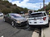 Autopiloted Tesla betrokken bij ongeluk